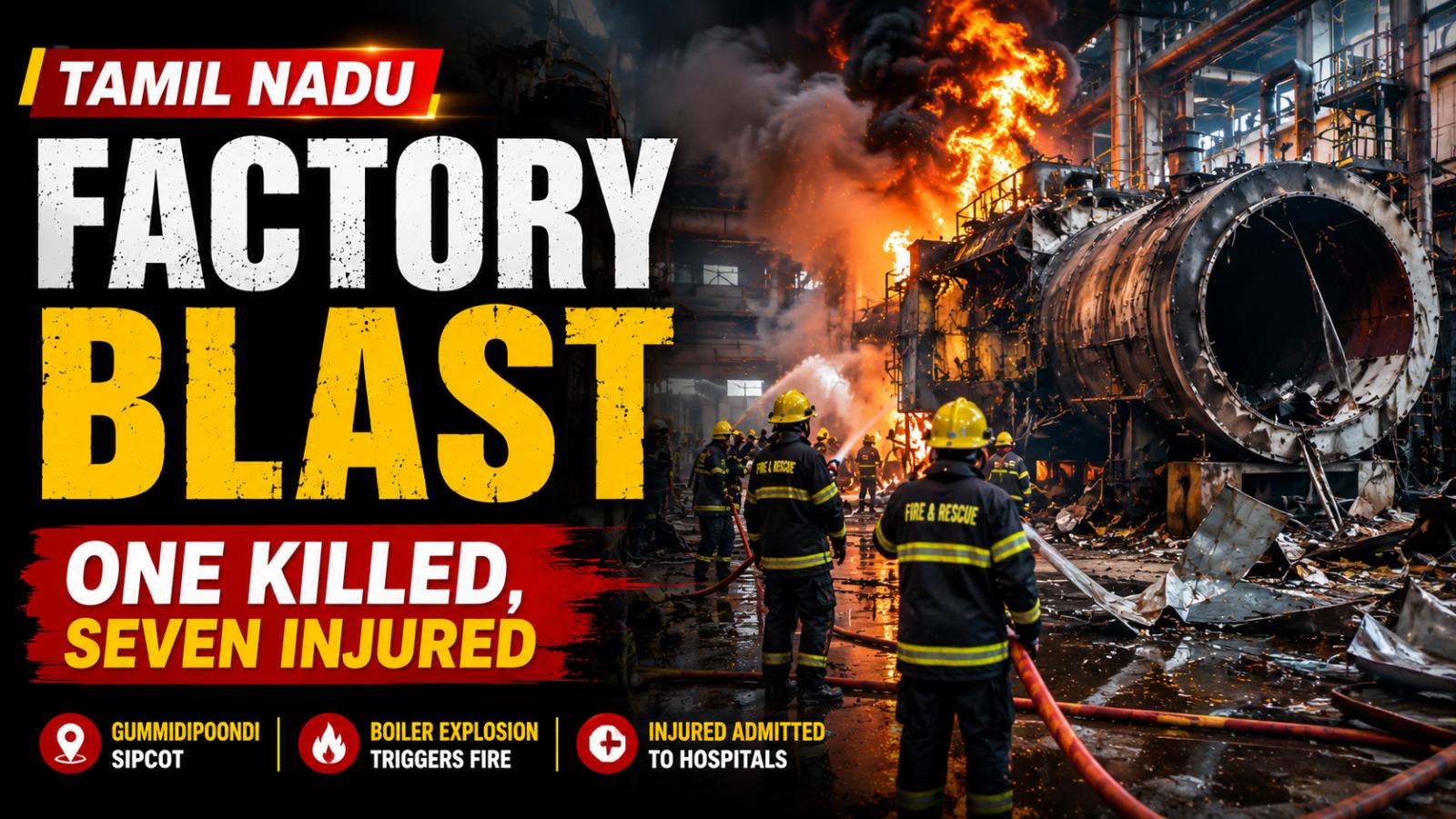 Worker killed in Tamil Nadu industrial unit explosion