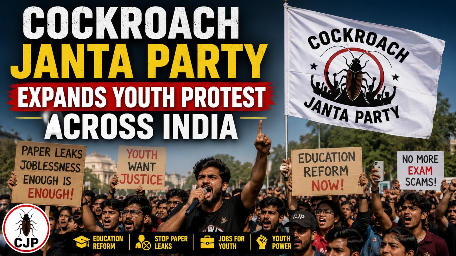 Cockroach Janta Party expands youth protest across India