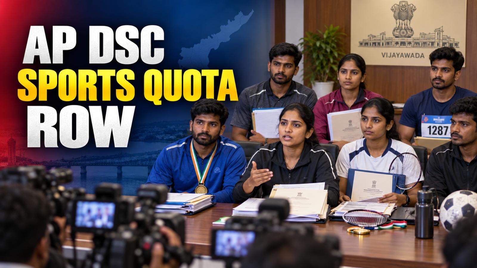 AP DSC Sports Quota Candidates Challenge YSRCP Claims