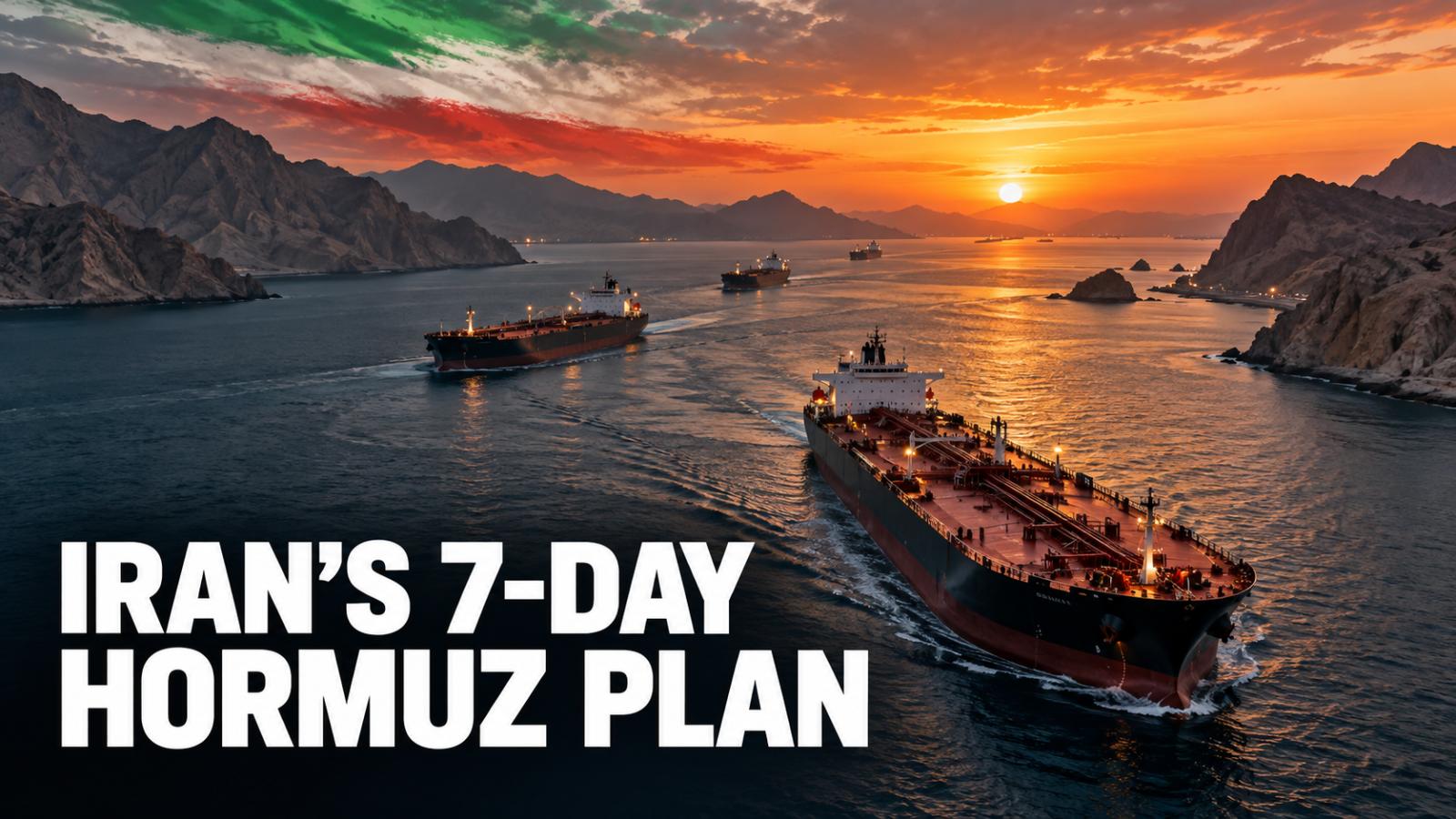 Iran Offers 7-Day Plan to Reopen Strait of Hormuz