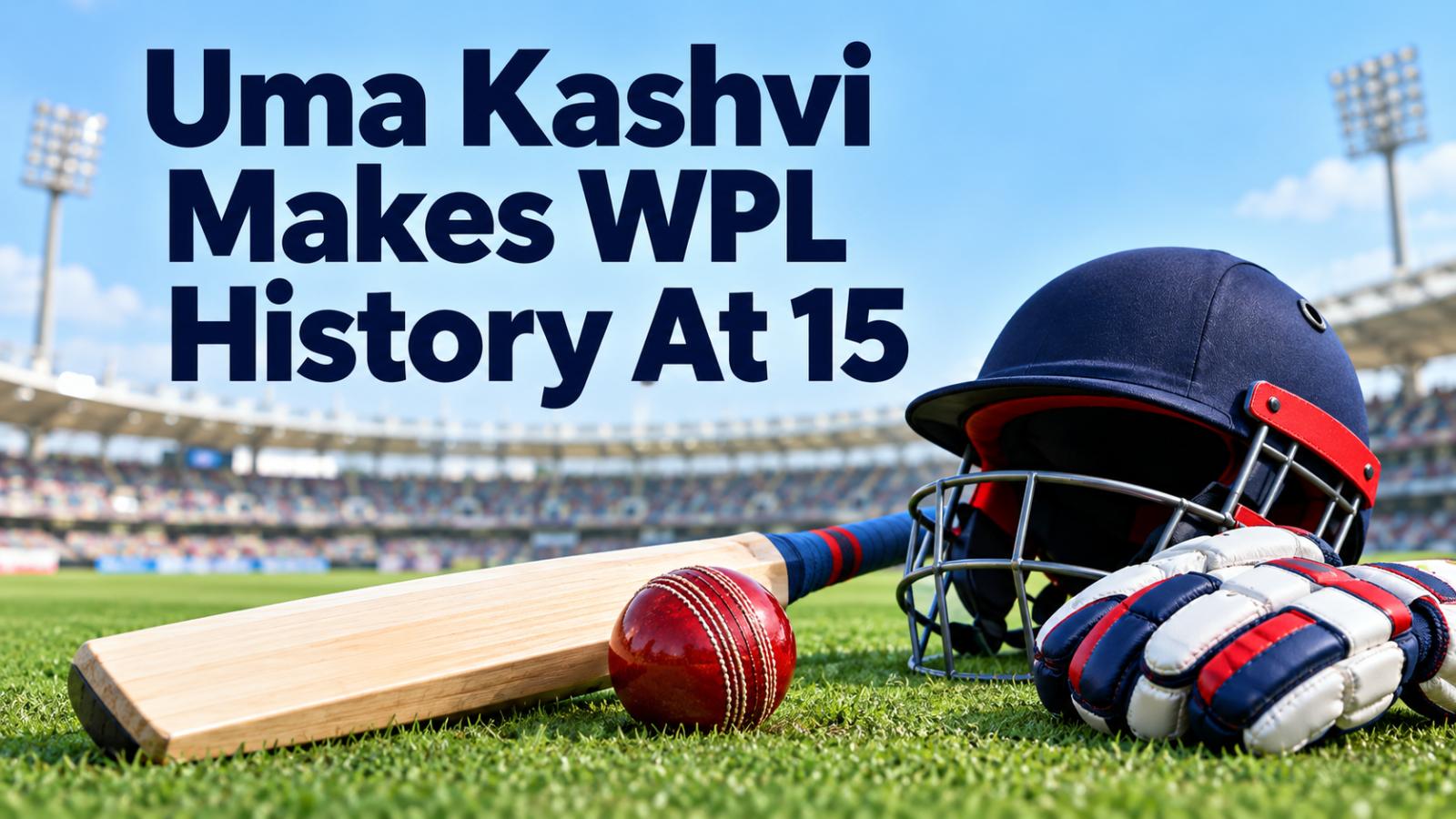 Uma Kashvi: Delhi Capitals Sign Youngest WPL Buy At 15 For ₹10 Lakh