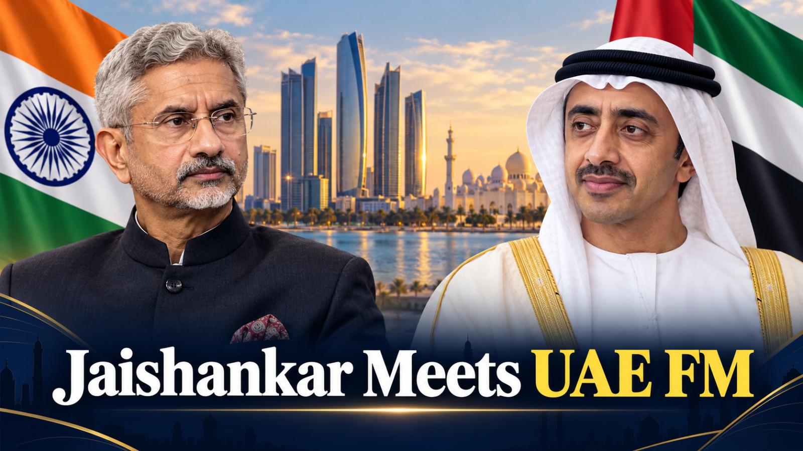 Jaishankar Meets UAE FM, Discusses Ties and Global Challenges