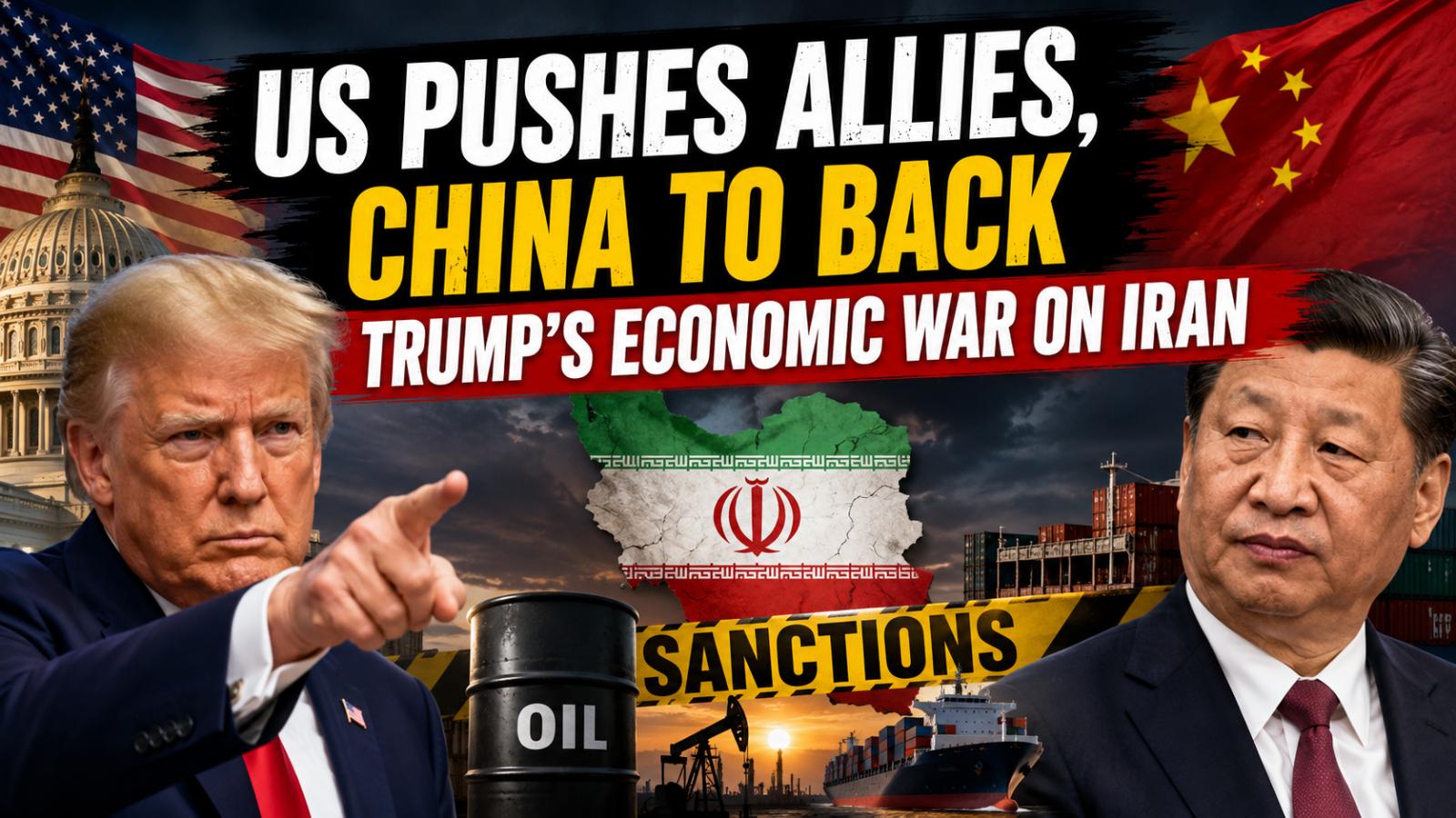 US Pushes Allies, China to Join Trump’s Economic War on Iran