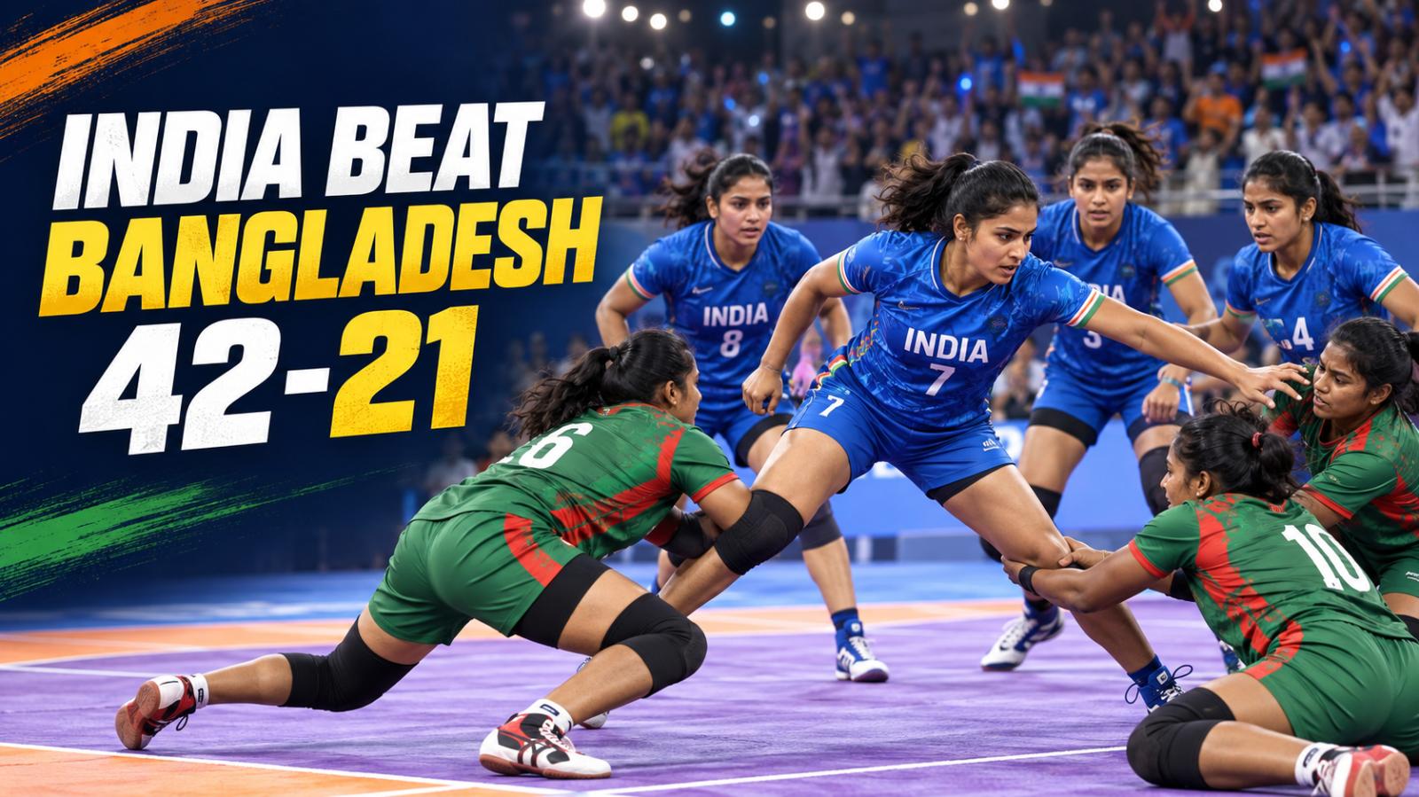 Asian Games: India Beat Bangladesh 42-21 in Kabaddi