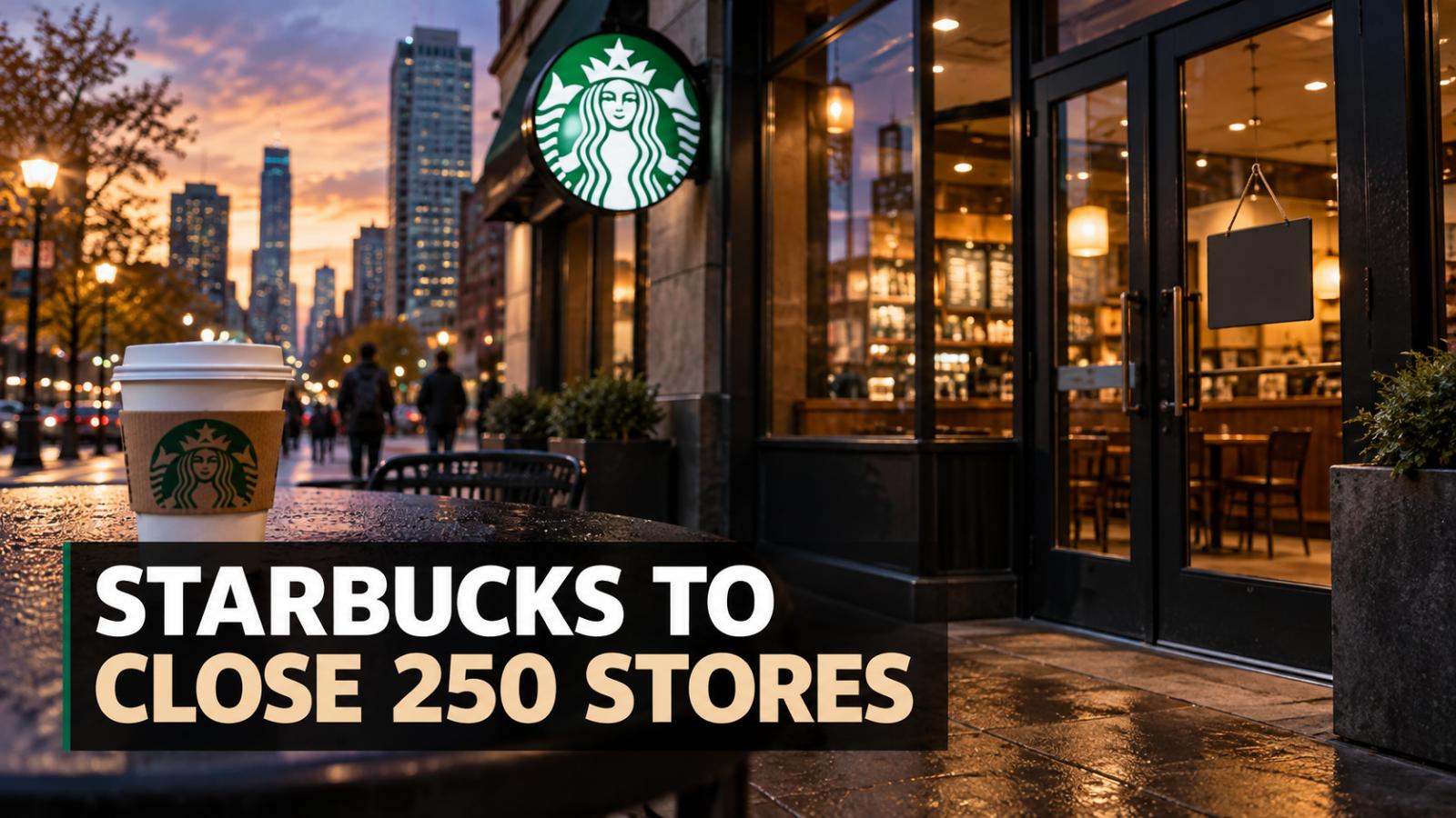 Starbucks to Close 250 North American Stores This Week