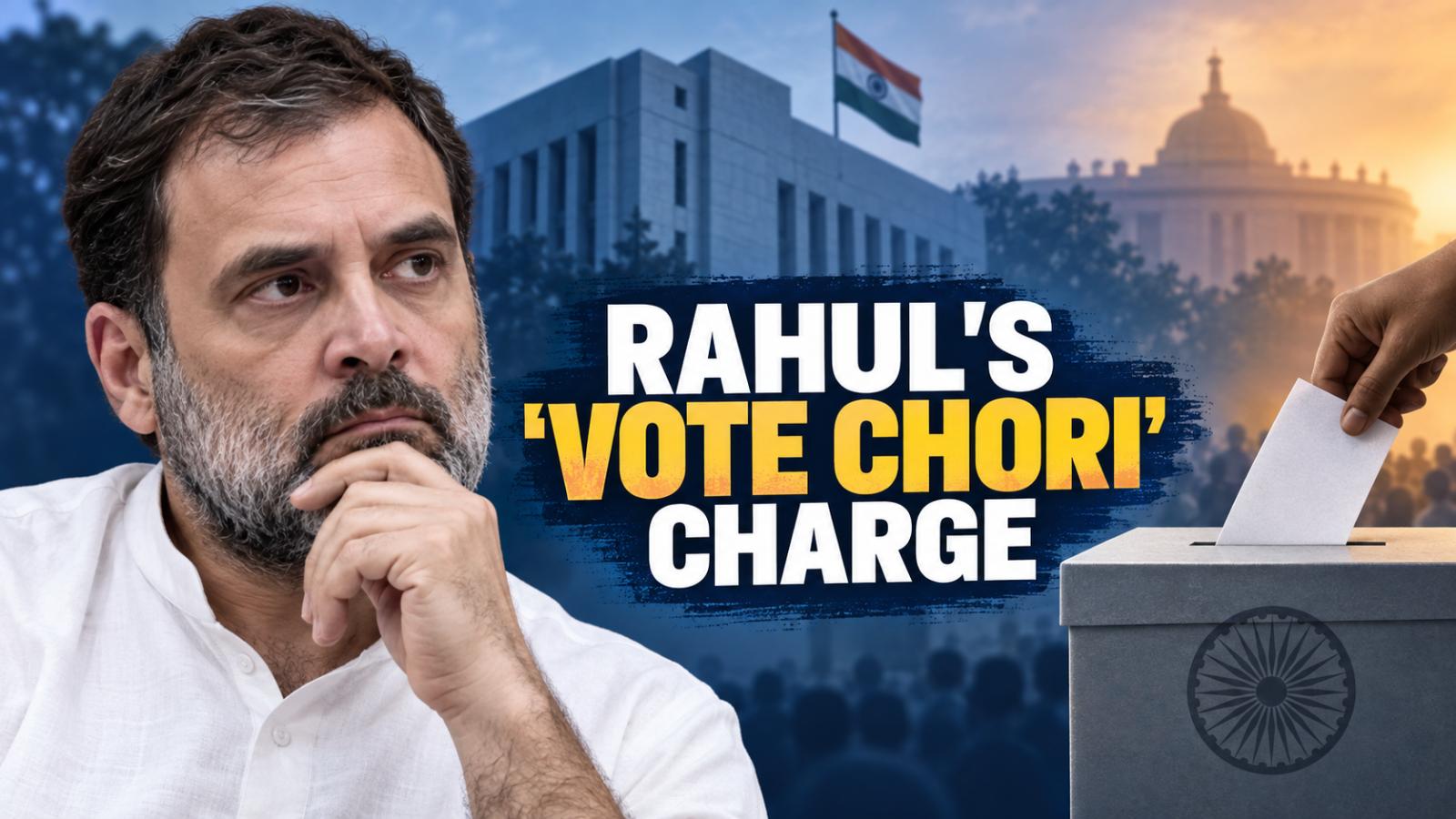 Rahul Gandhi Calls Vote Chori Treason Amid EC Row