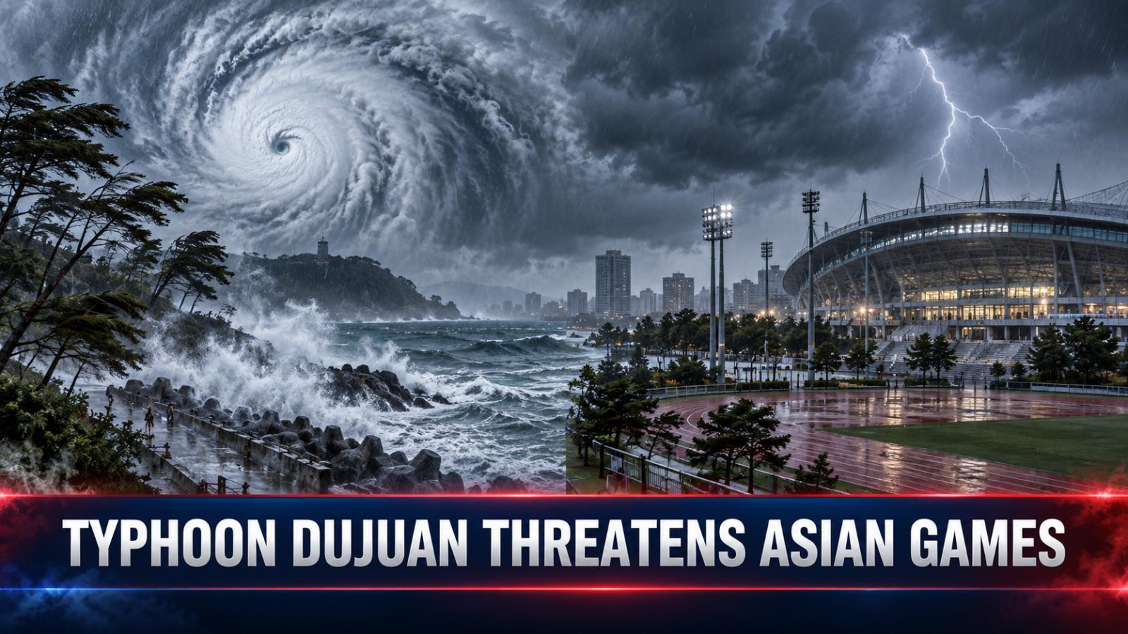Typhoon Dujuan Threatens Asian Games Schedule in Japan