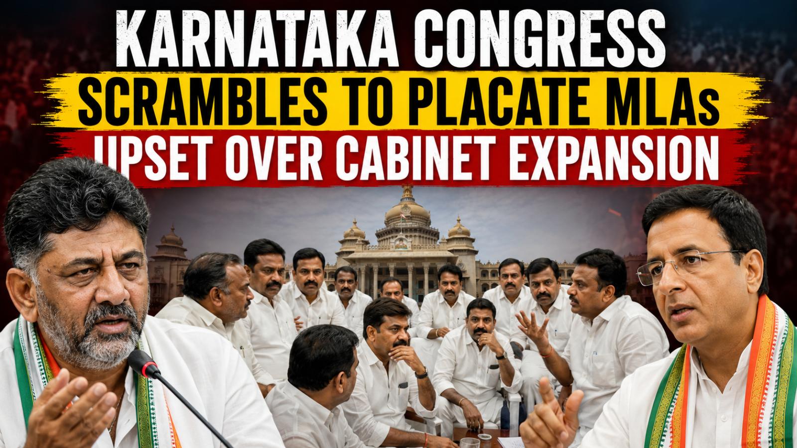 Karnataka Congress Moves to Calm MLAs After Cabinet Expansion