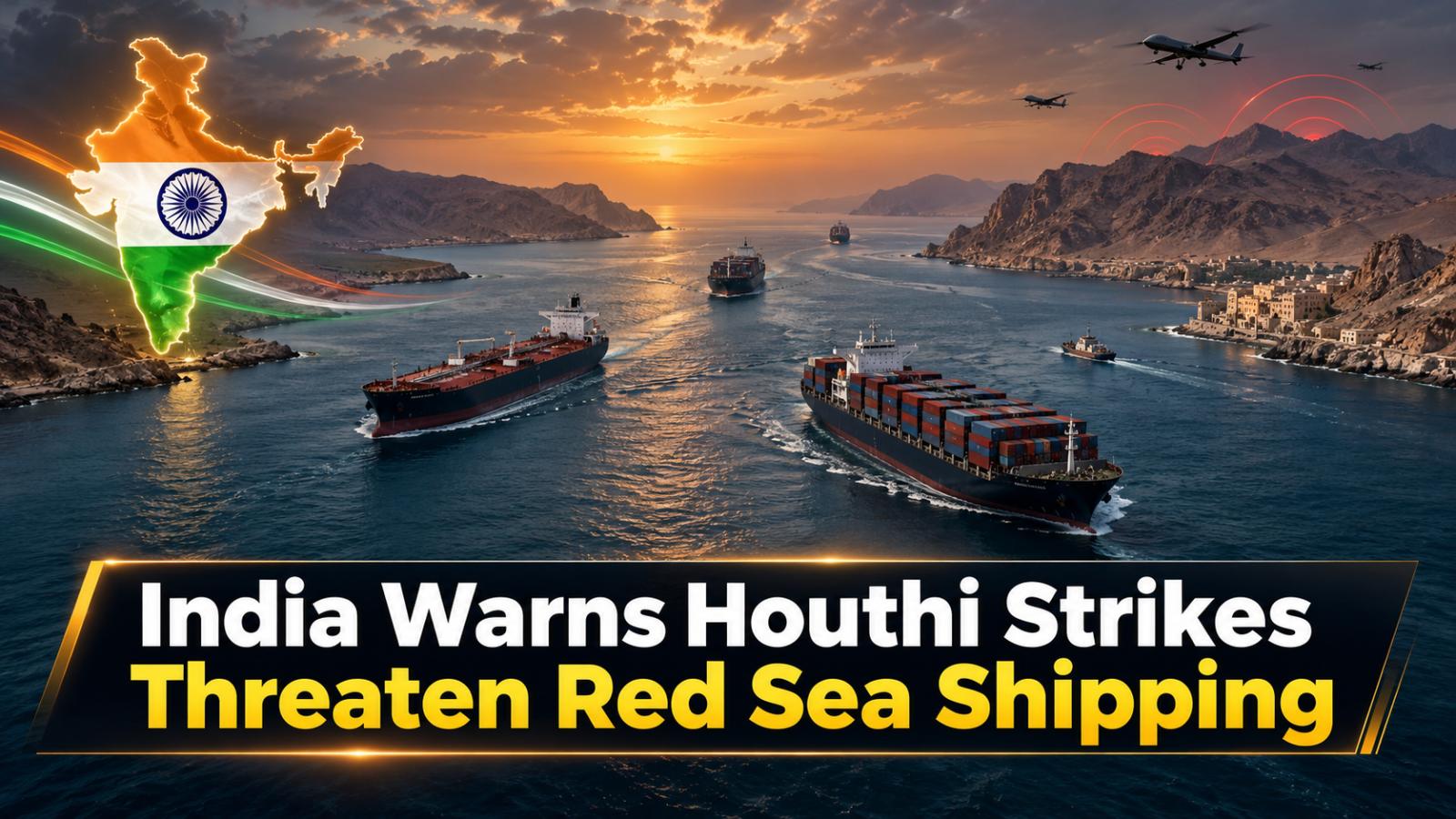 India Warns Houthi Strikes Threaten Bab-el-Mandeb Shipping