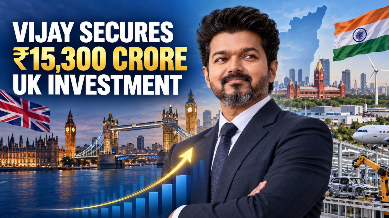 Vijay Secures Rs 15,300 Crore UK Investment for Tamil Nadu