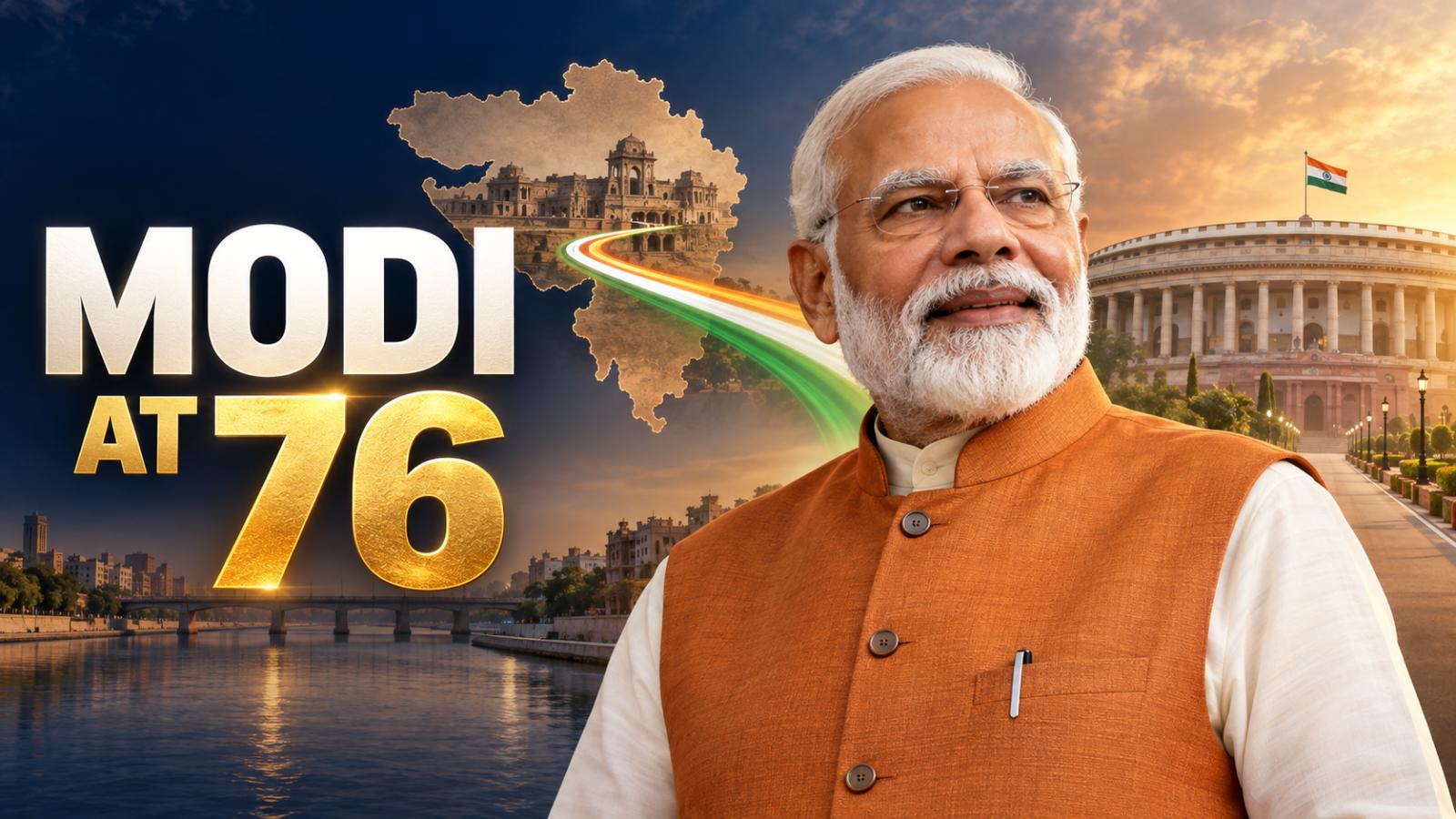 Narendra Modi Turns 76: From RSS Worker to Prime Minister