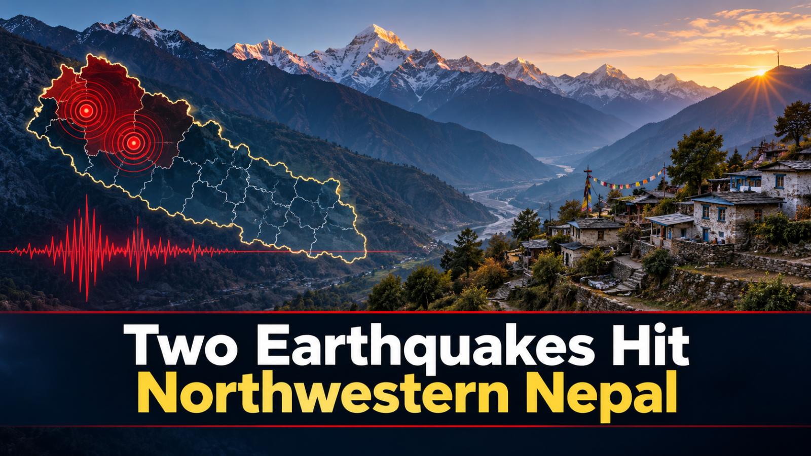 Two Earthquakes Hit Northwestern Nepal, No Damage Reported