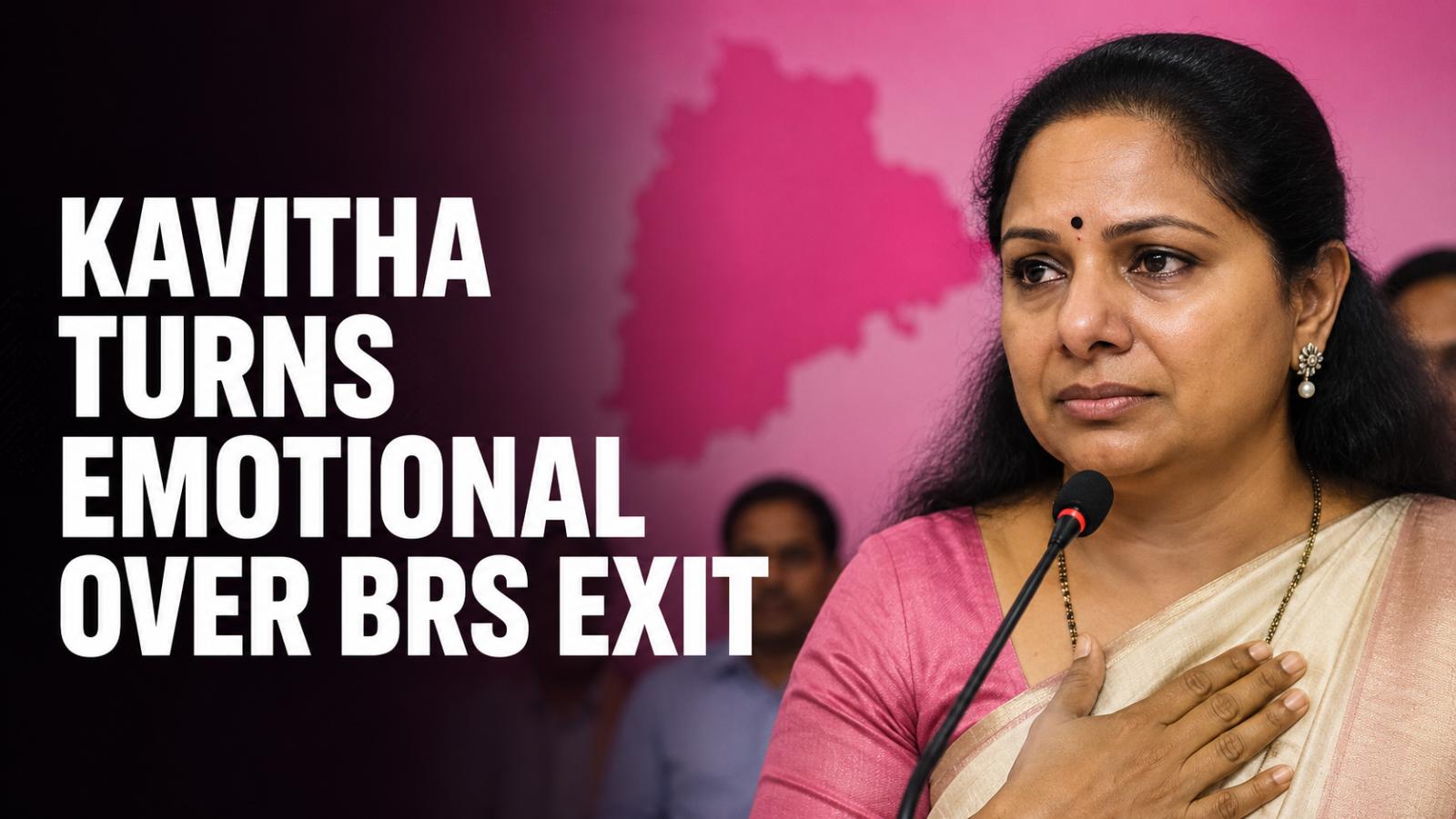 Kavitha Turns Emotional While Recalling Her Exit From BRS