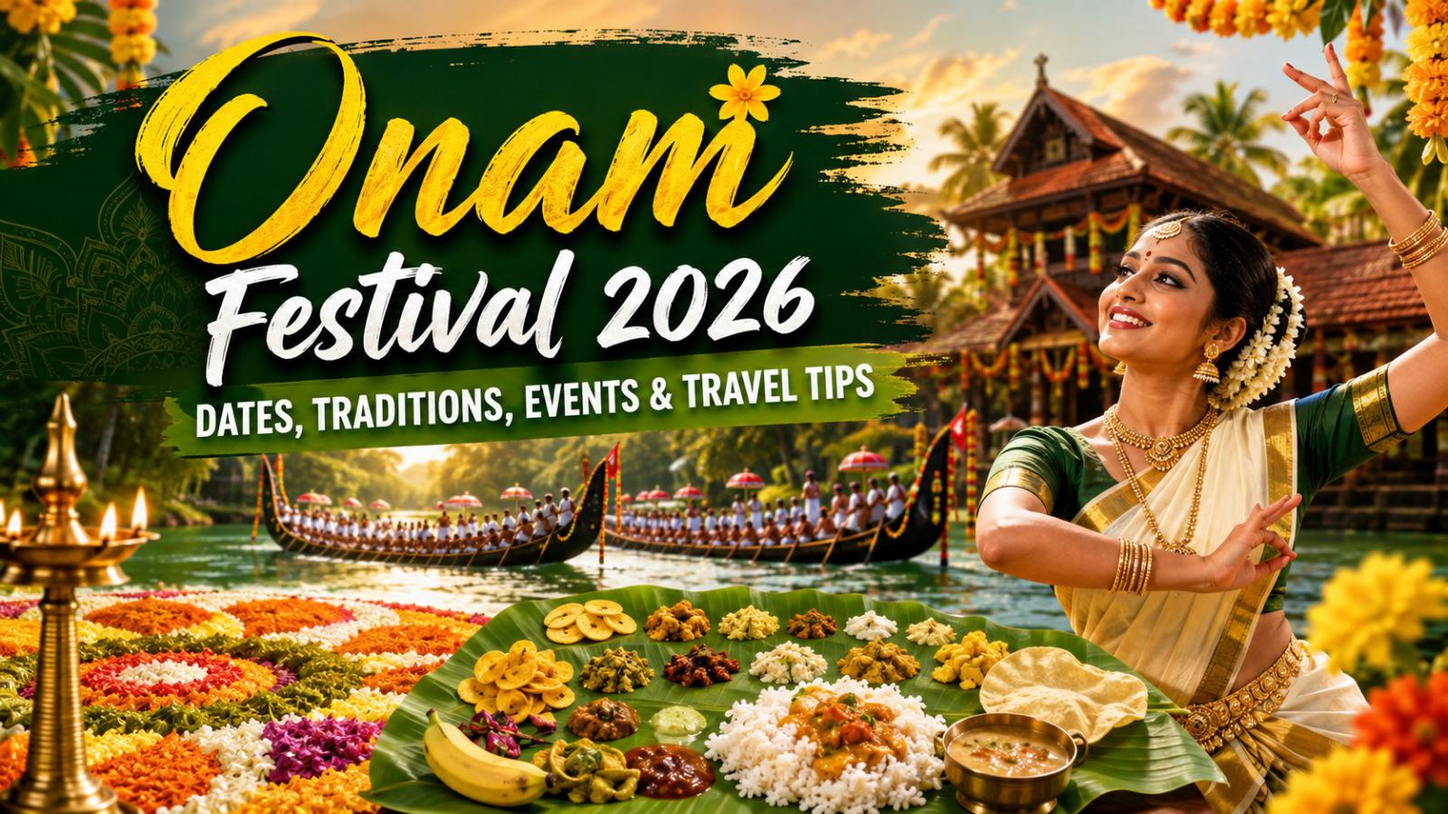Onam Festival 2026: Dates, Traditions, Events and Travel Tips