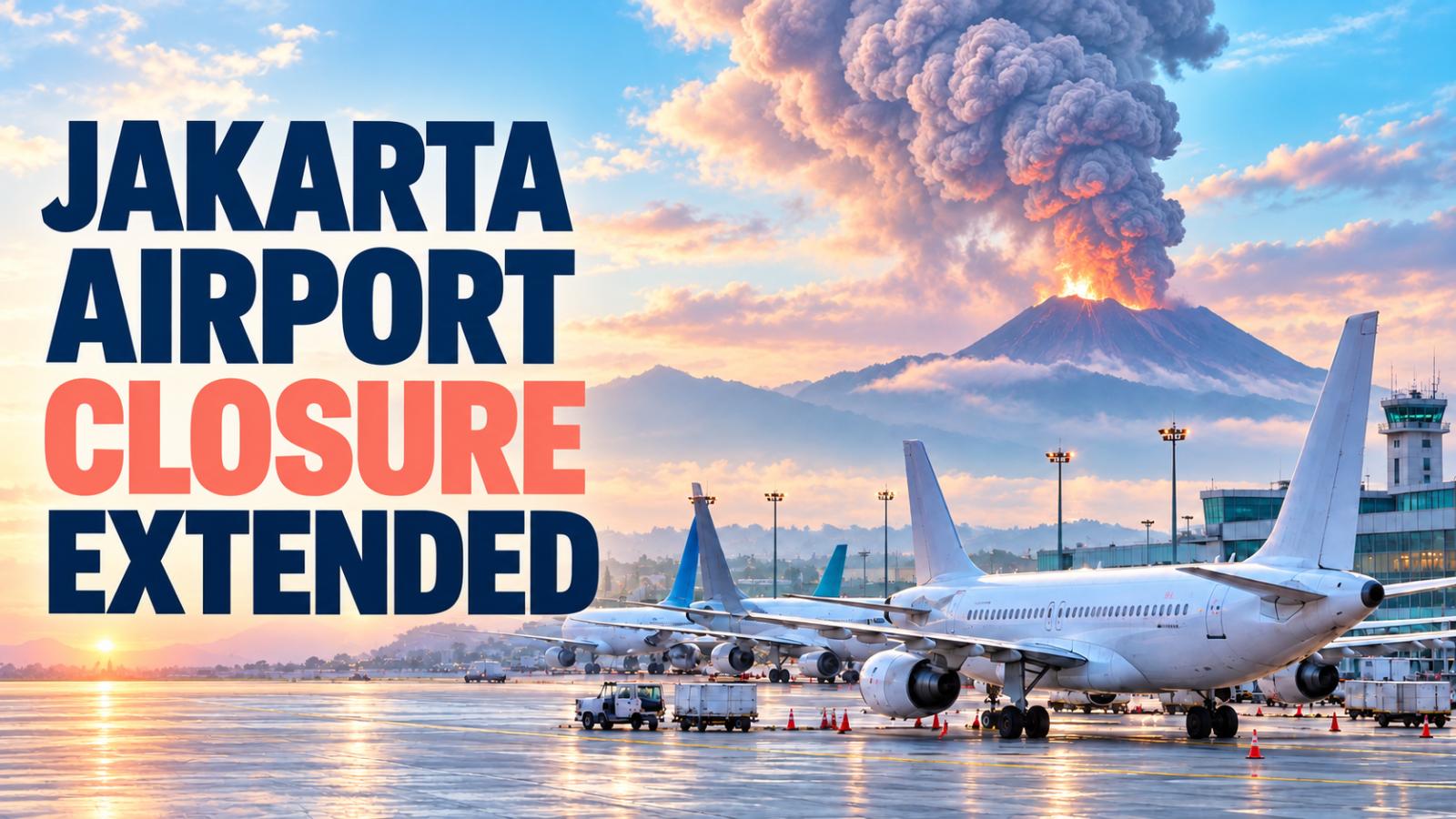 Jakarta Airport Closure Extended After Anak Krakatau Eruption