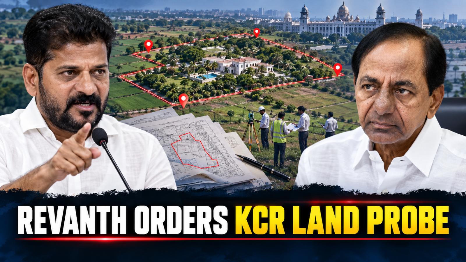 Revanth Orders Probe Into KCR Family Landholdings