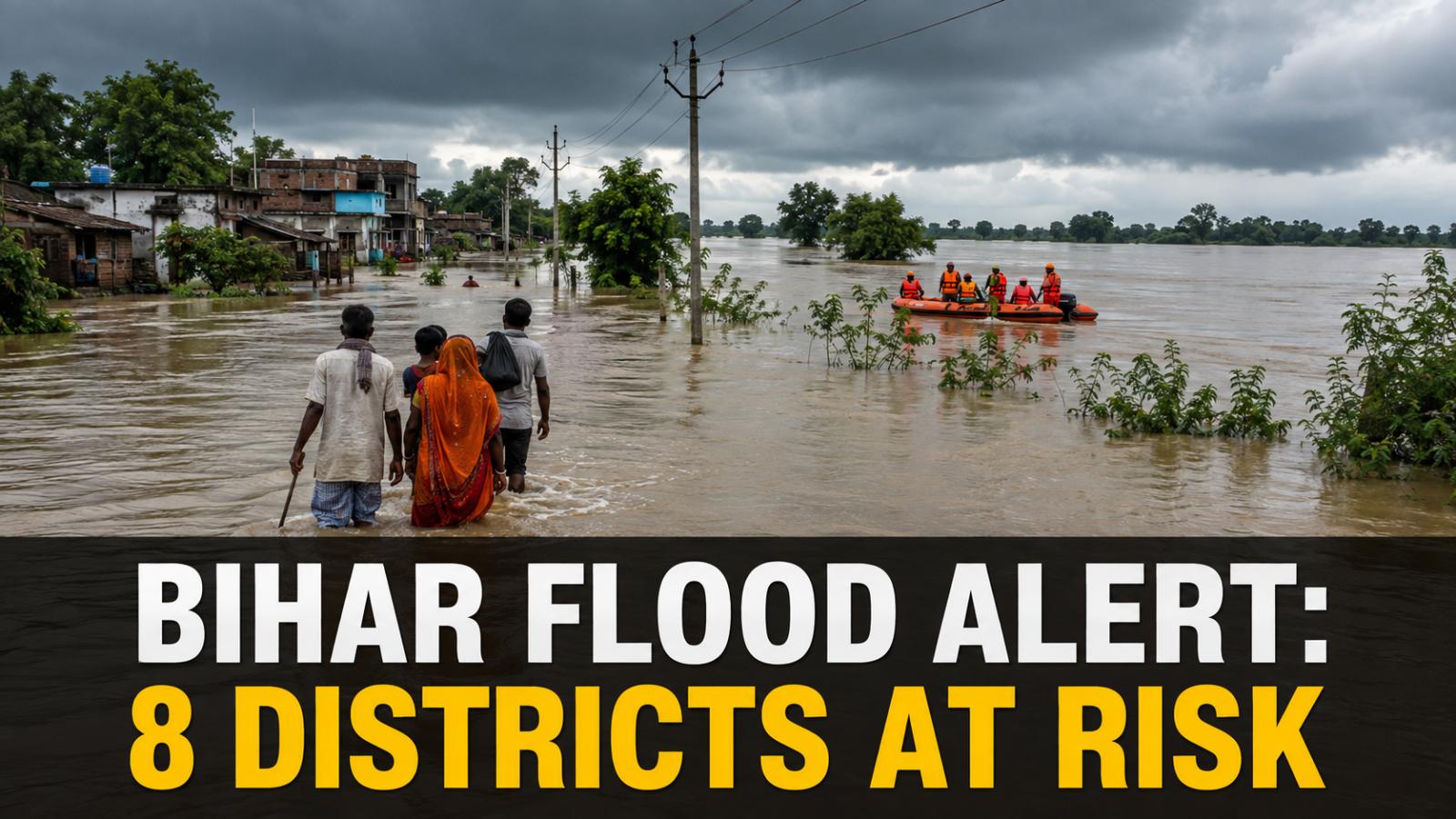 Bihar Flood Alert: Ganga Threatens Eight Districts