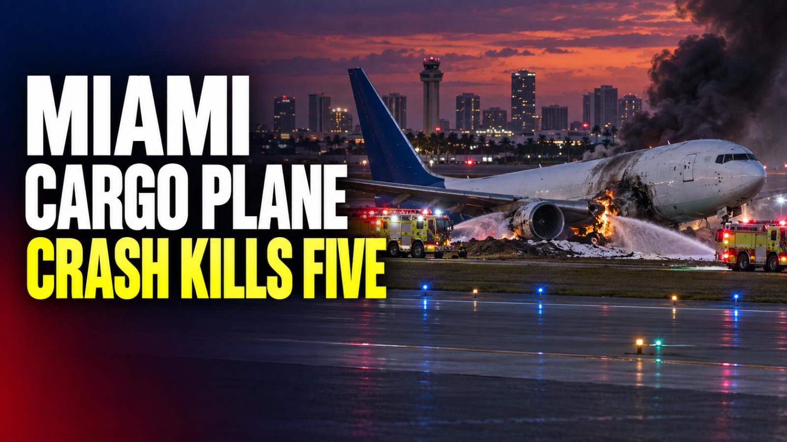 Amazon Cargo Plane Crash in Miami Kills at Least Five