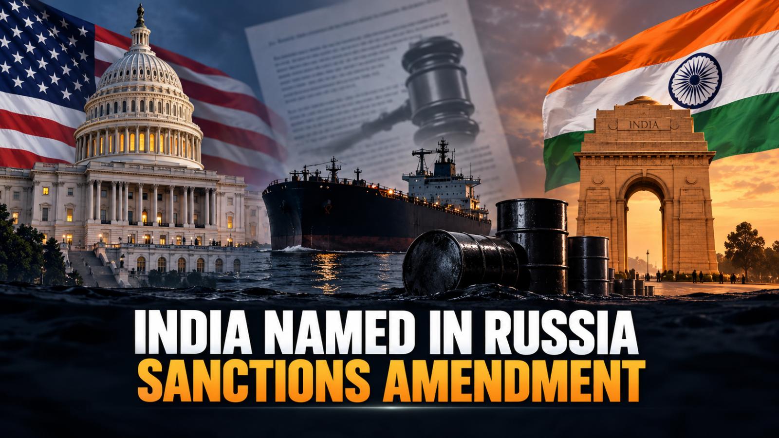 US Lawmaker Seeks to Name India in Russia Sanctions Bill