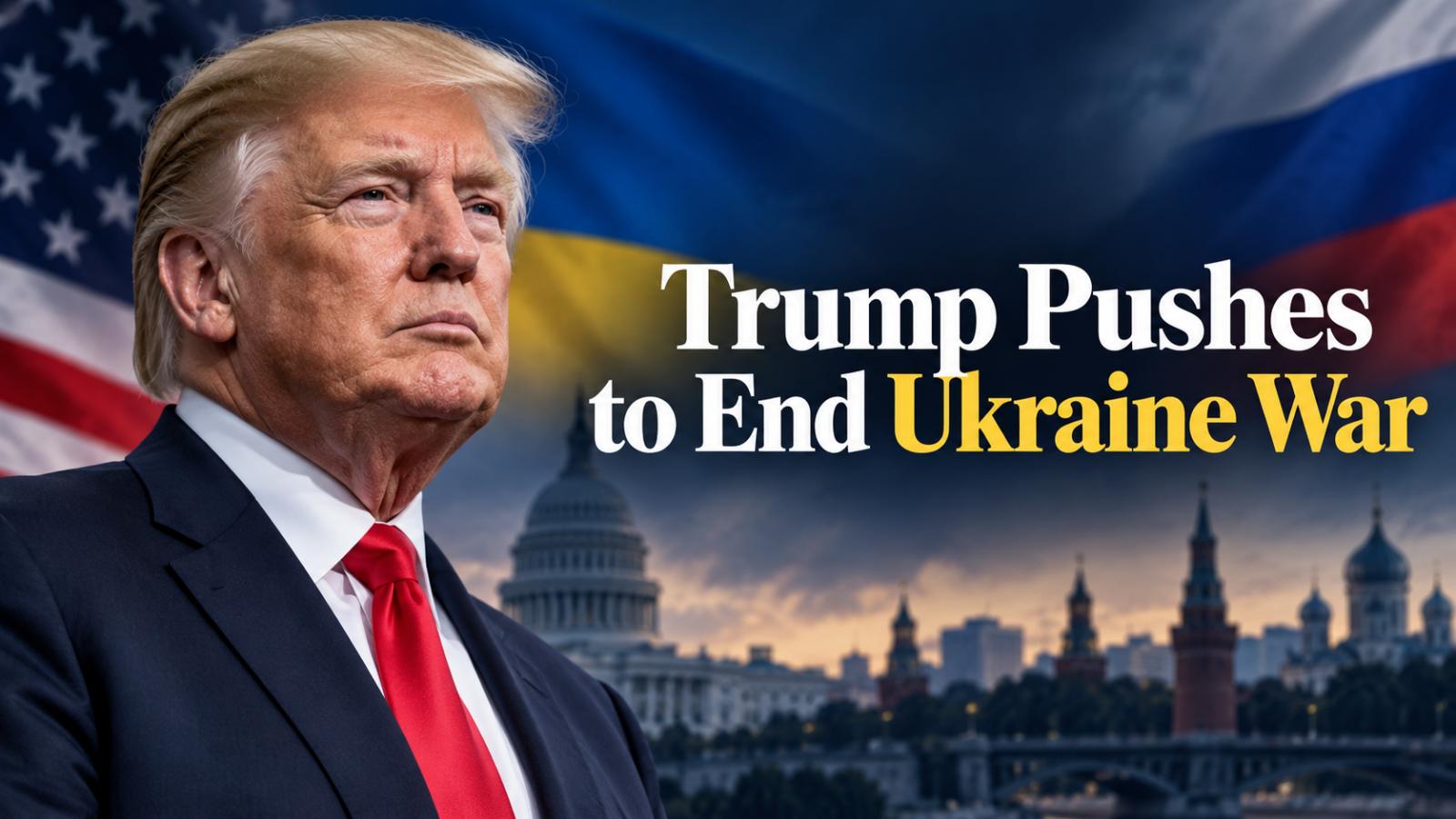 Trump Says US Shares Ukraine Intelligence, Pushes for War’s End