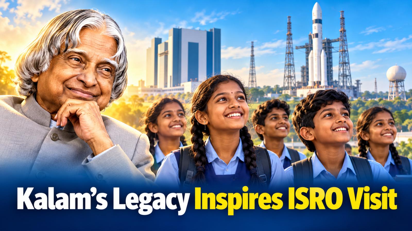 Kalam Foundation Takes 147 Ramanathapuram School Students to ISRO