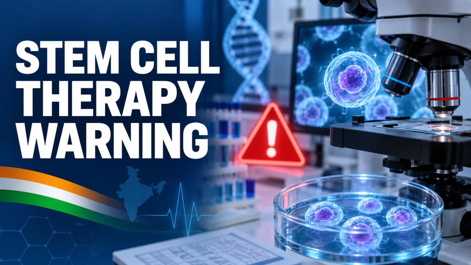 Health Ministry Warns Against Unapproved Stem Cell Therapy