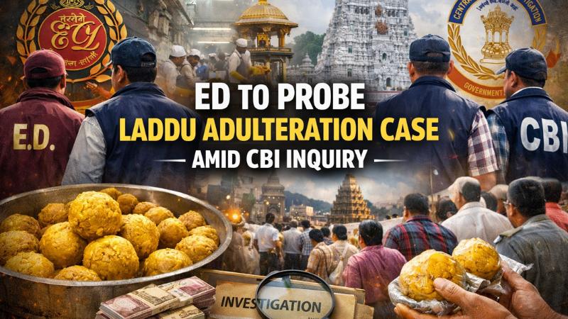 ED Set to Investigate Laddu Adulteration Case Amid CBI Inquiry