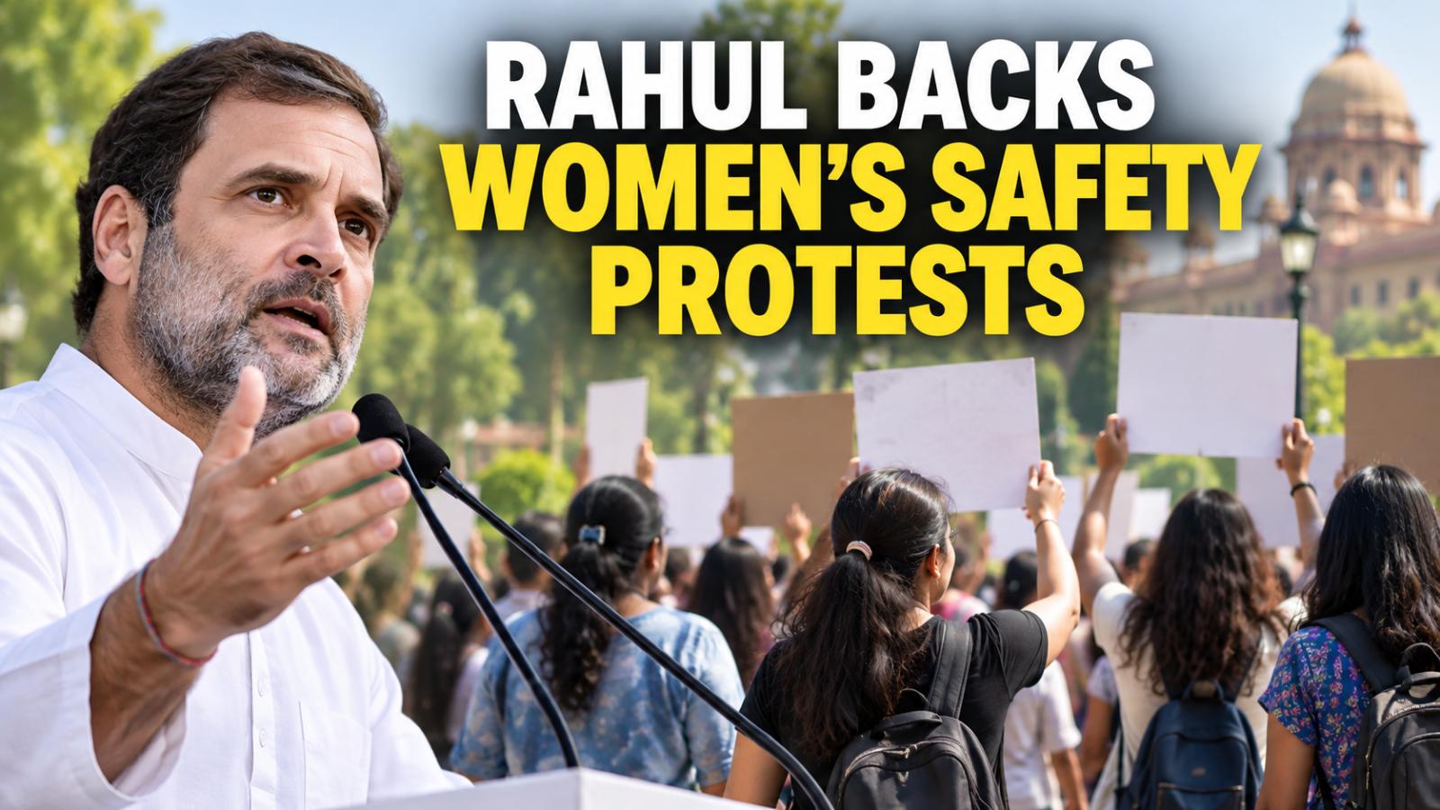 Rahul Gandhi Backs Youth Protests for Women’s Safety