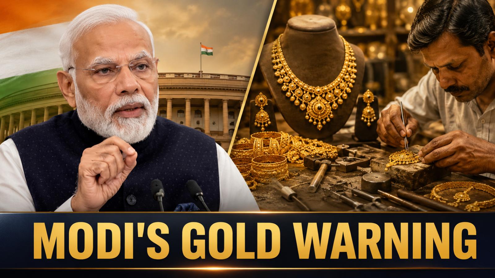 Modi Renews Gold Buying Warning, Jewellers Raise Concerns