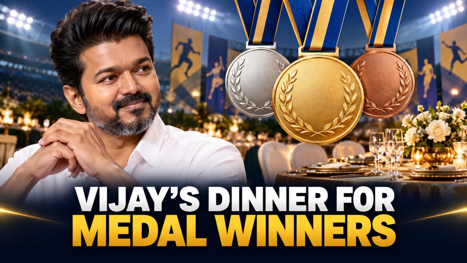 CM Vijay to Host Dinner for Tamil Nadu’s Asian Games Medal Winners