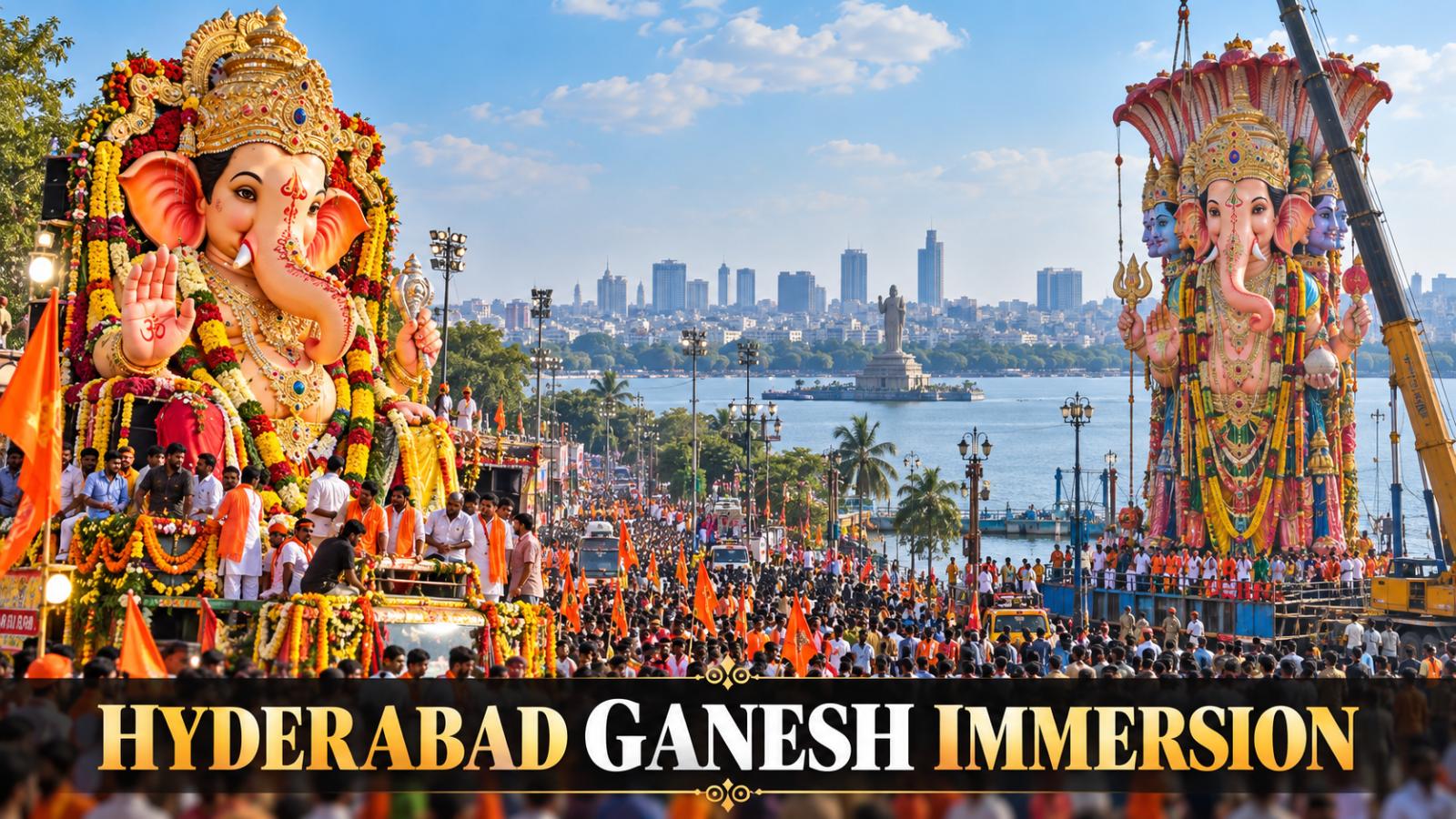 Hyderabad Ganesh Immersion: Balapur Yatra, Khairatabad Update