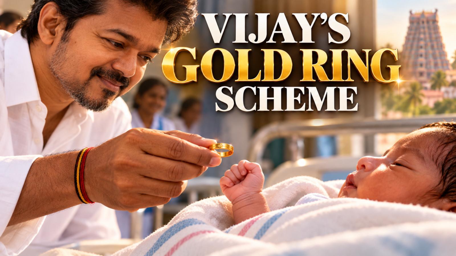 Vijay Launches Gold Ring Scheme for Tamil Nadu Newborns