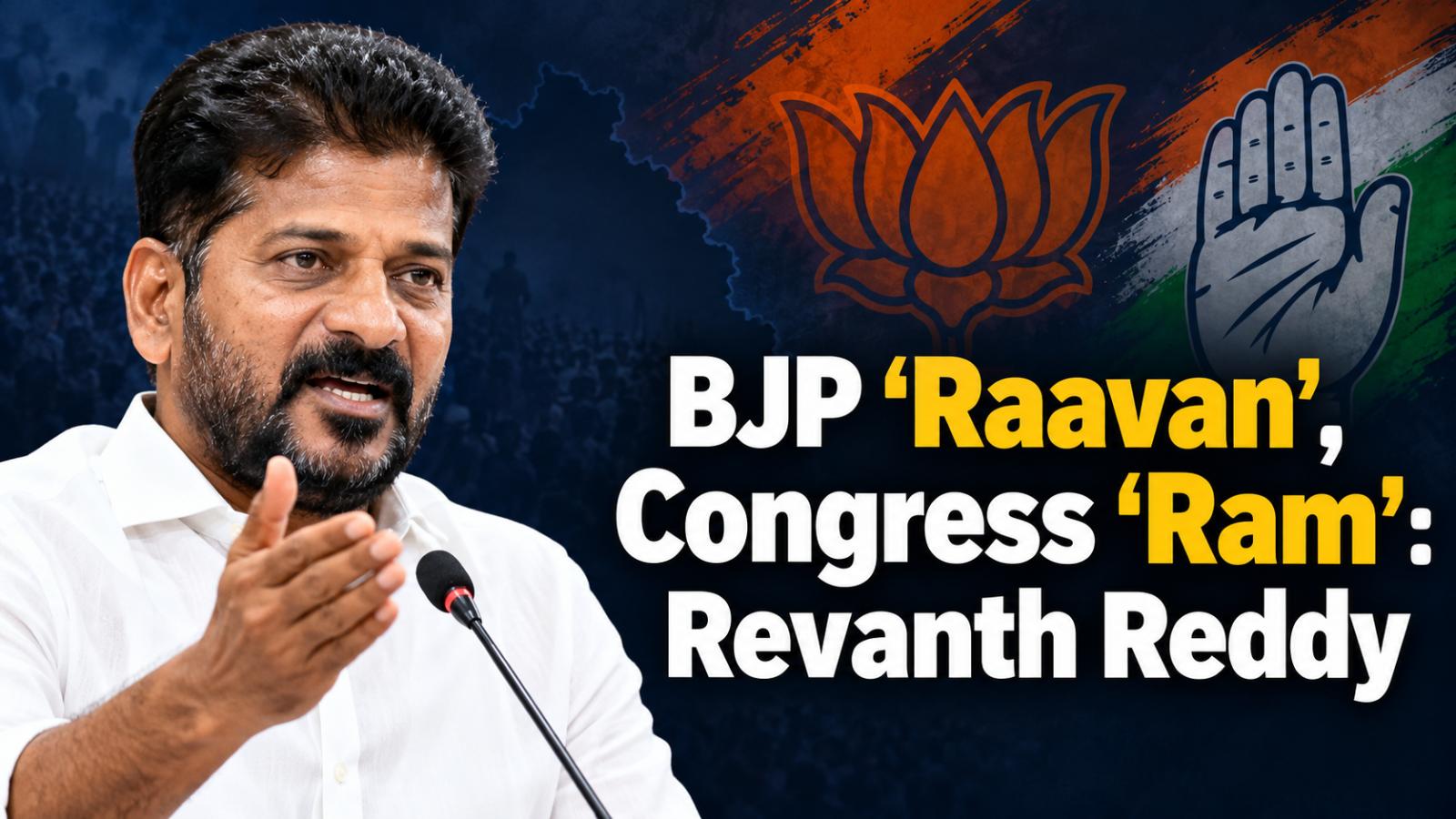 Revanth Reddy Calls BJP Raavan, Congress Ram in Goa