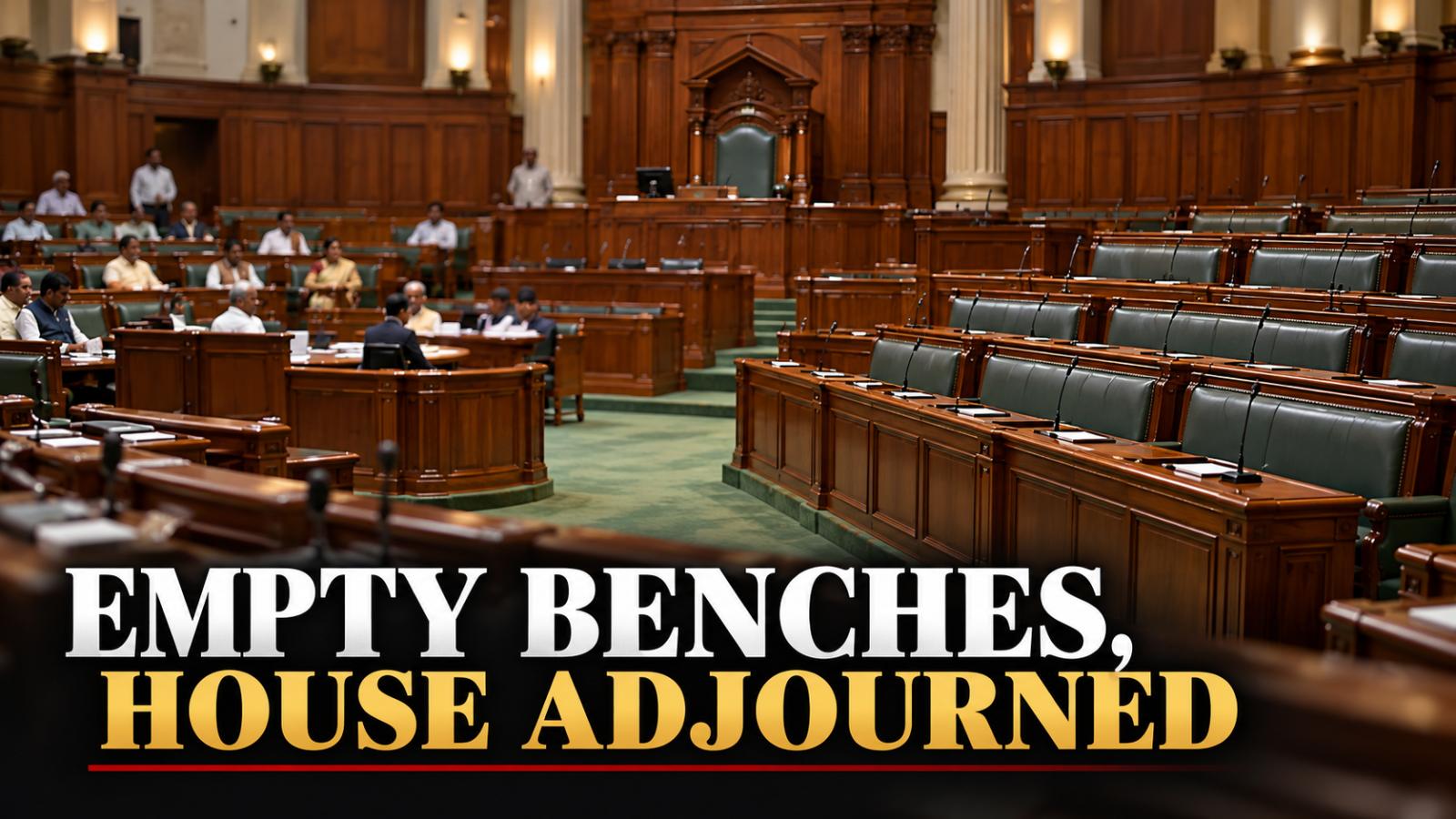 Empty Benches Force Karnataka Assembly Adjournment
