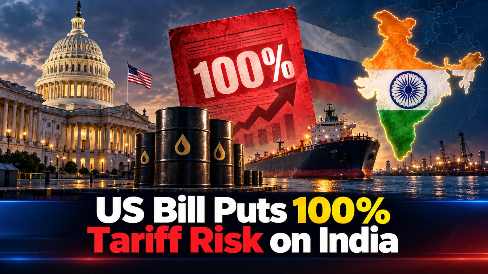 US House Advances Russia Bill With 100% Tariff Risk for India