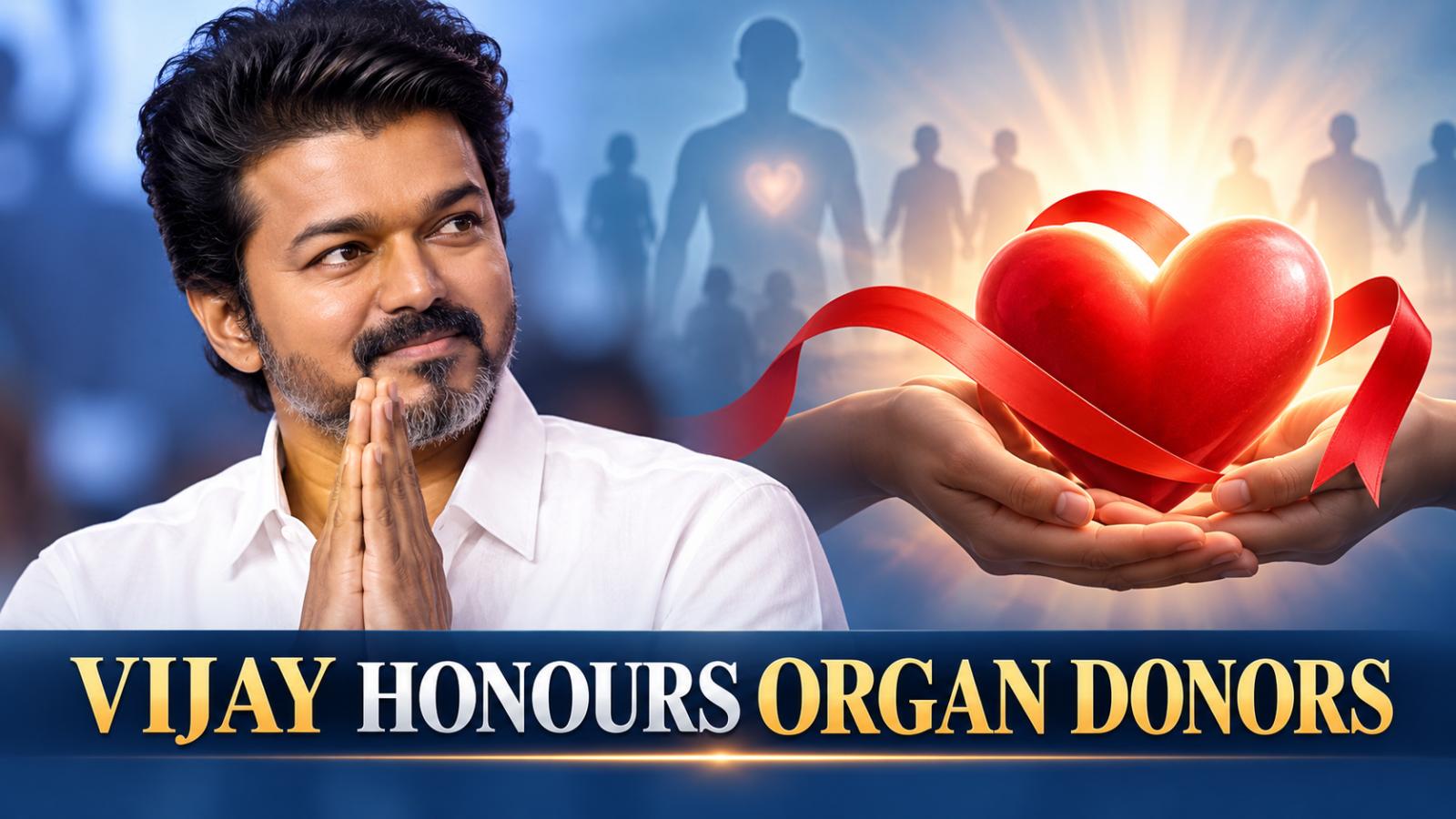 Vijay Honours Organ Donors, Recalls Hithendran’s Legacy
