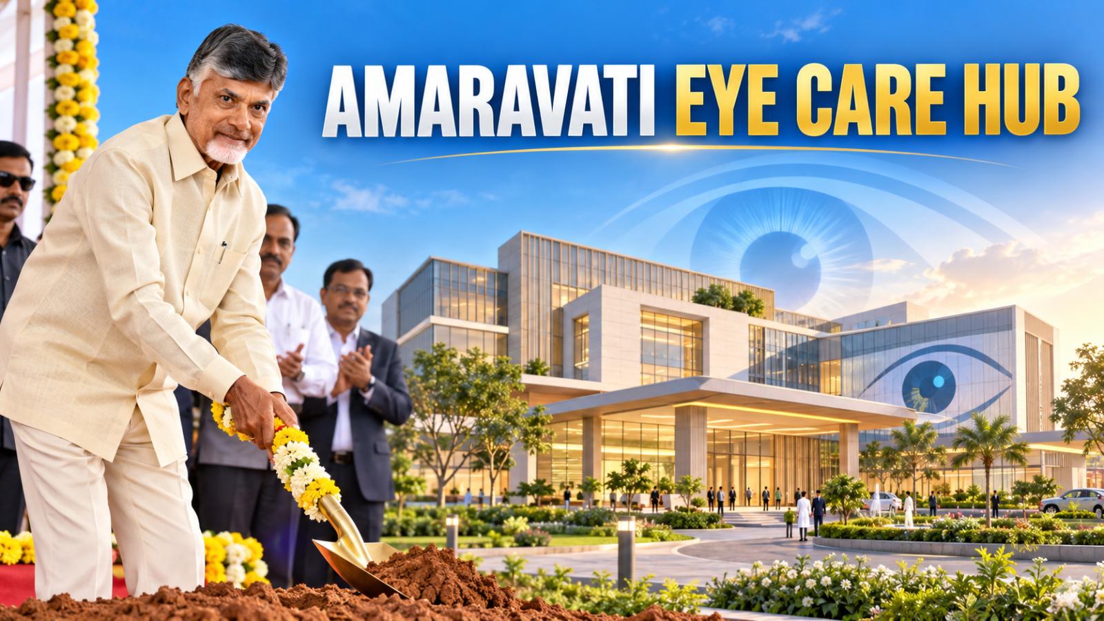 Amaravati LV Prasad Eye Institute: Naidu Lays Foundation