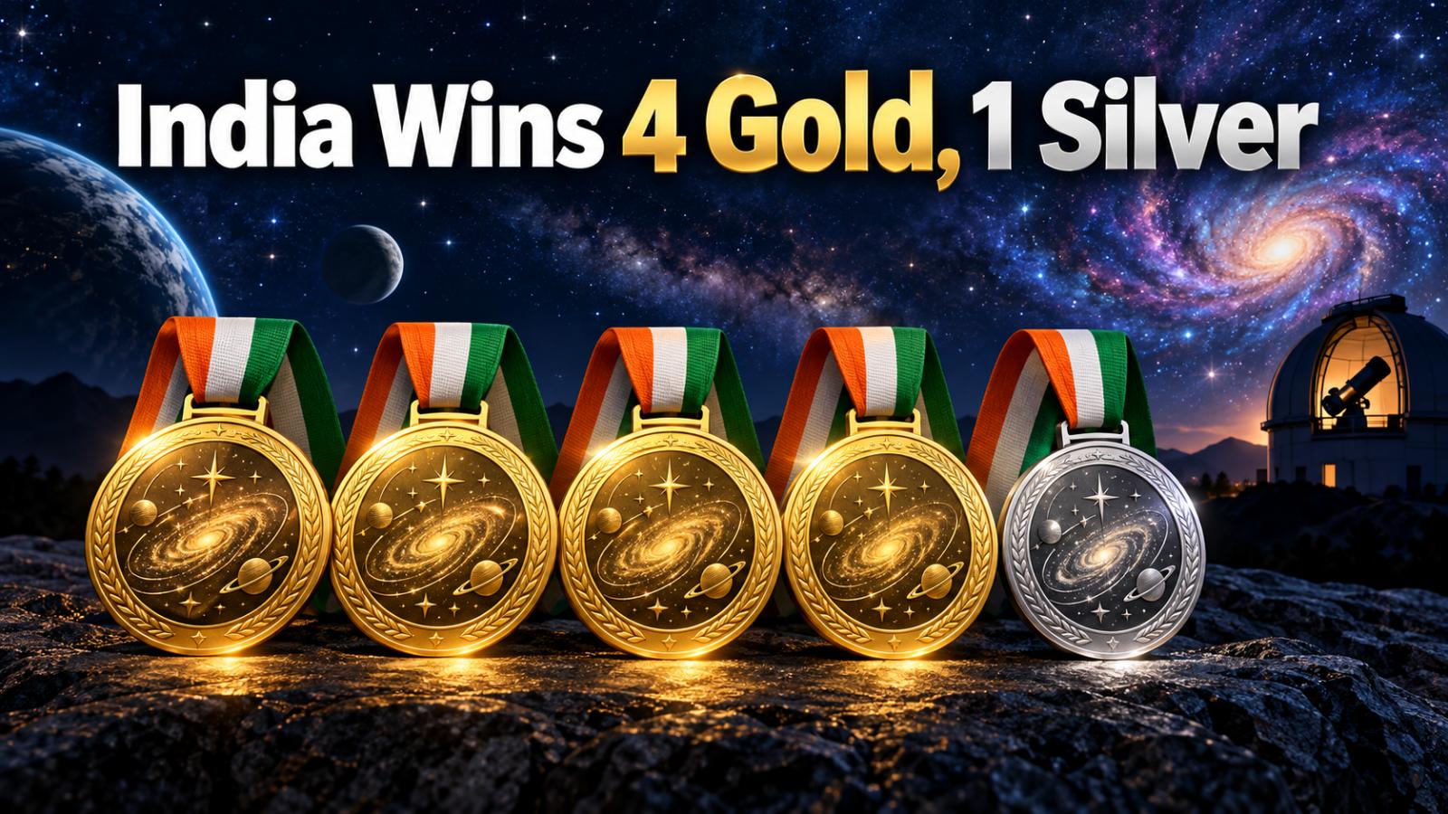 Indian students win 4 gold, 1 silver at Astronomy Olympiad 2026