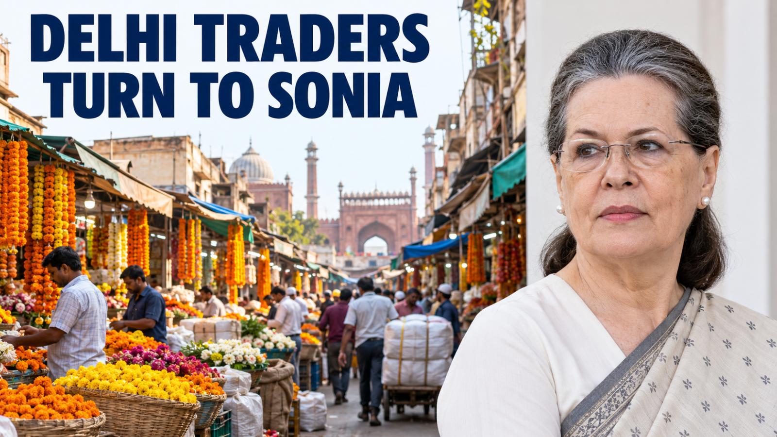Delhi Traders Seek Sonia Gandhi’s Help to Delay November 1 Rally