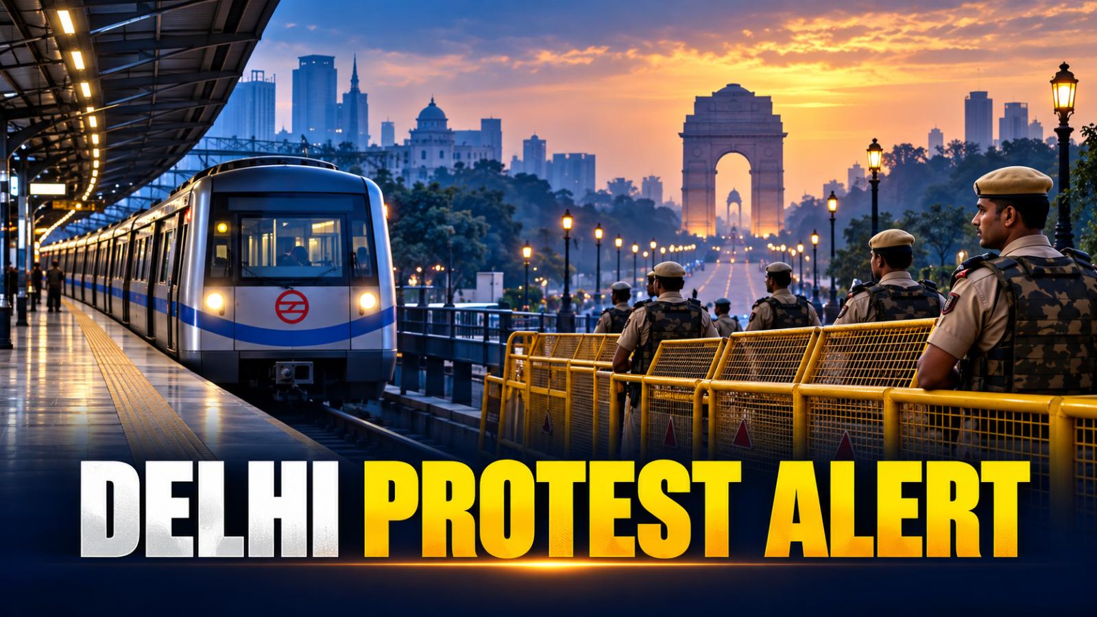 Delhi CJP Protest Train Cancellations, Metro Curbs Spark Row