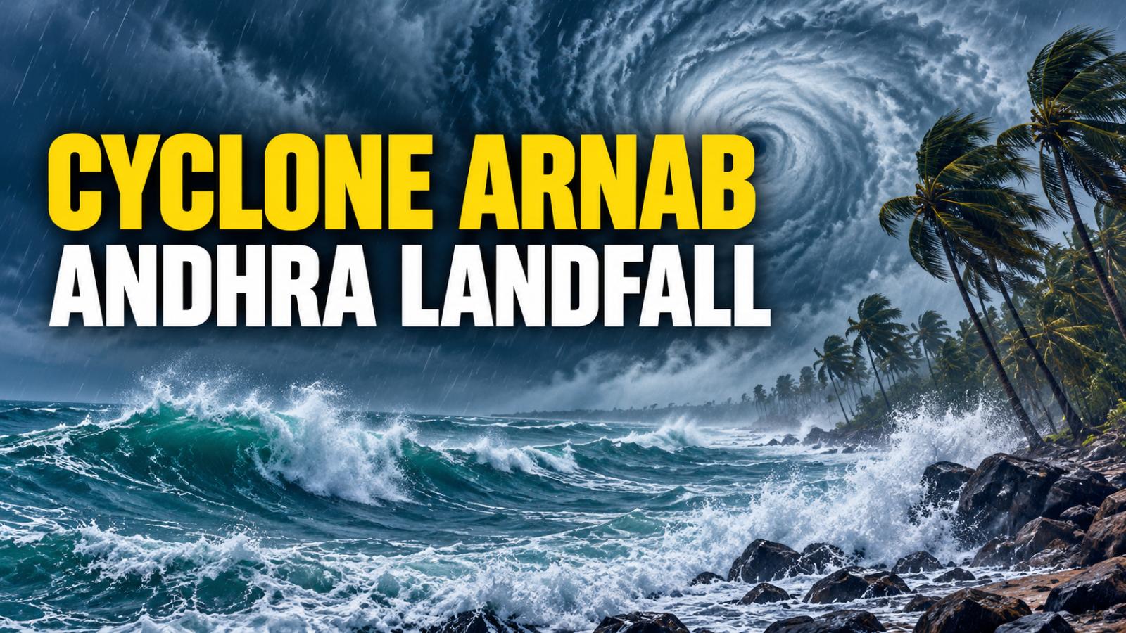 Cyclone Arnab Landfall: Andhra Coast Hit by 150 Kmph Gusts