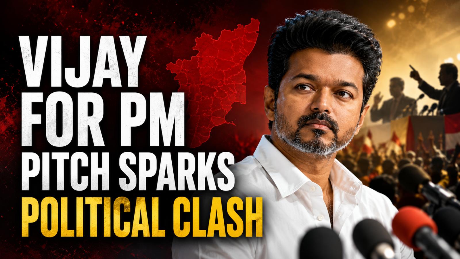 Vijay for PM Pitch Sparks DMK-Congress Clash in Tamil Nadu