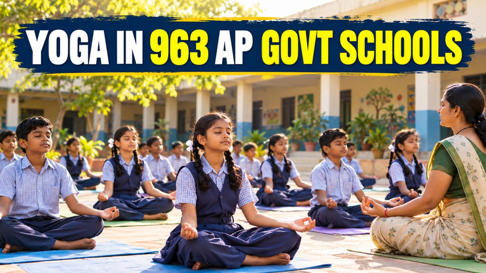 AP to Introduce Yoga in 963 Govt Schools for 4.47 Lakh Students