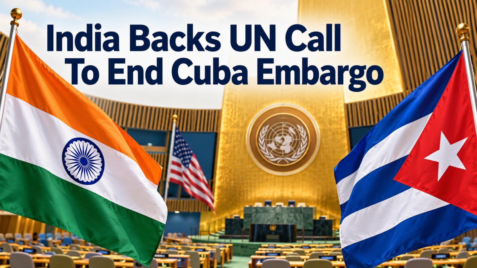 US Embargo On Cuba: India Joins 130-Nation UN Call To End Curbs