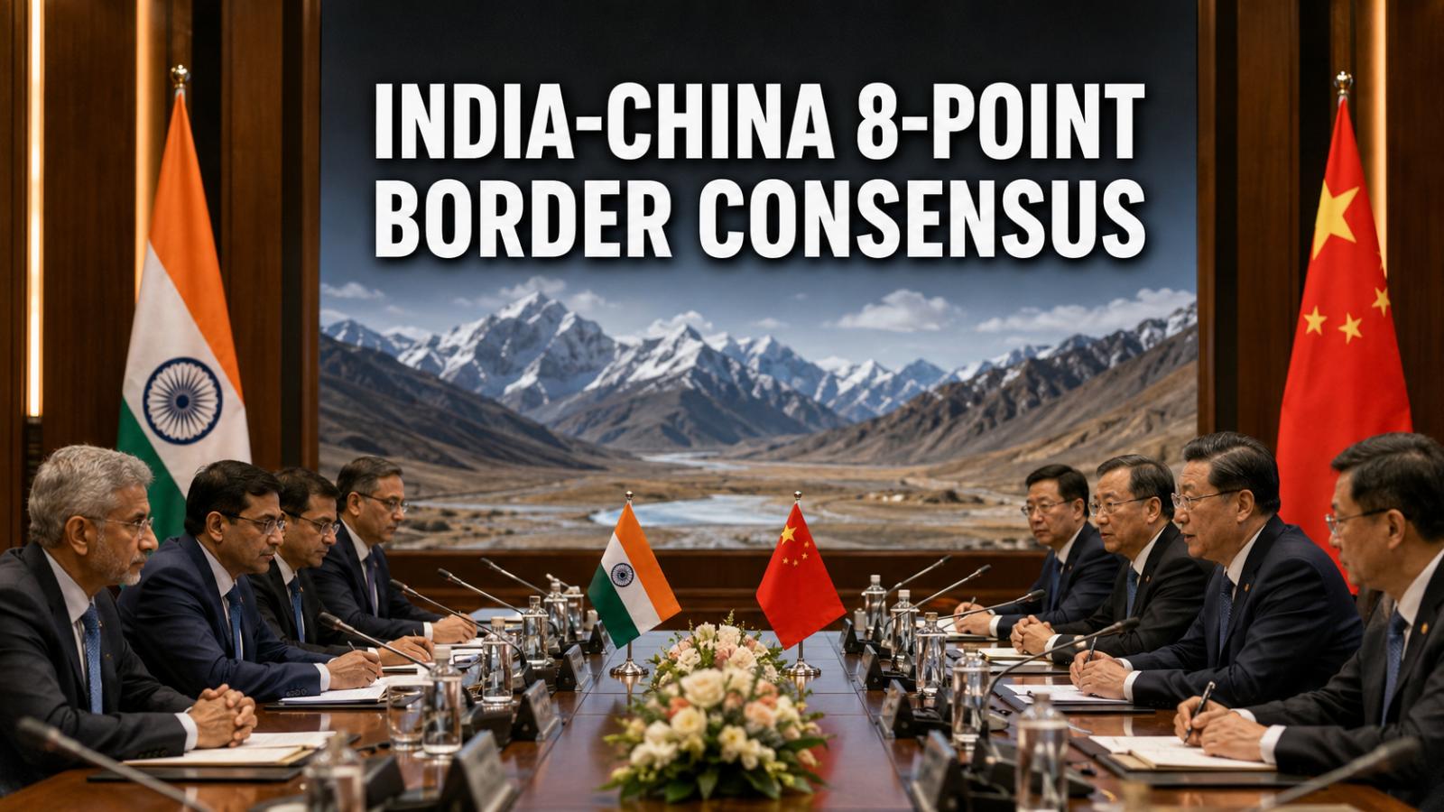 India, China Reach 8-Point Border Consensus in Beijing