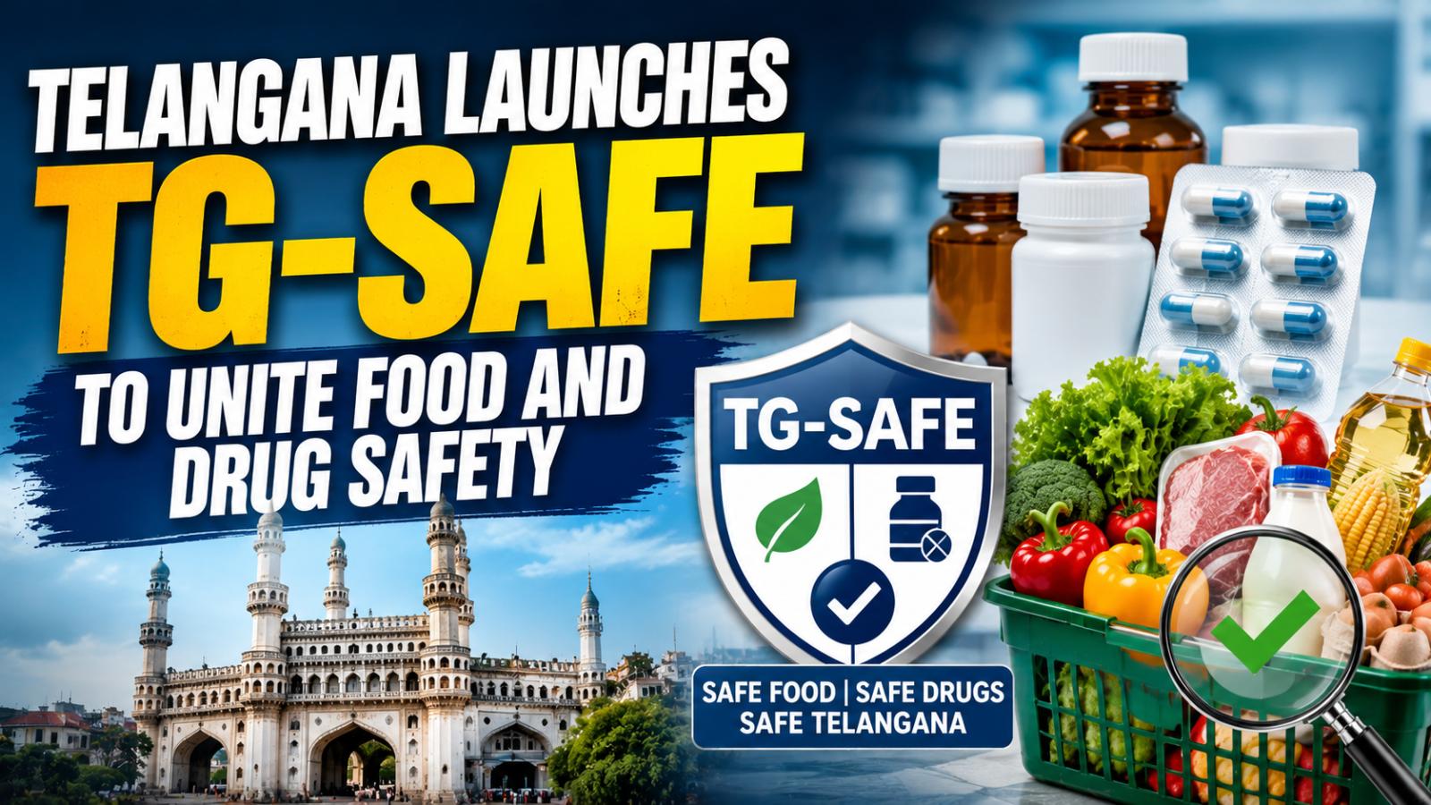 Telangana Launches TG-SAFE to Unite Food and Drug Safety