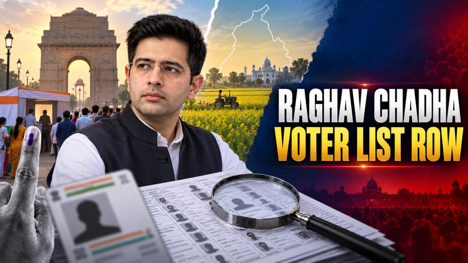 Raghav Chadha’s Delhi Voter Entry Sparks SIR Row With AAP