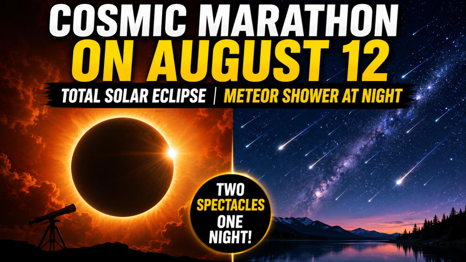 August 12 Sky Show: Solar Eclipse and Perseid Meteor Shower