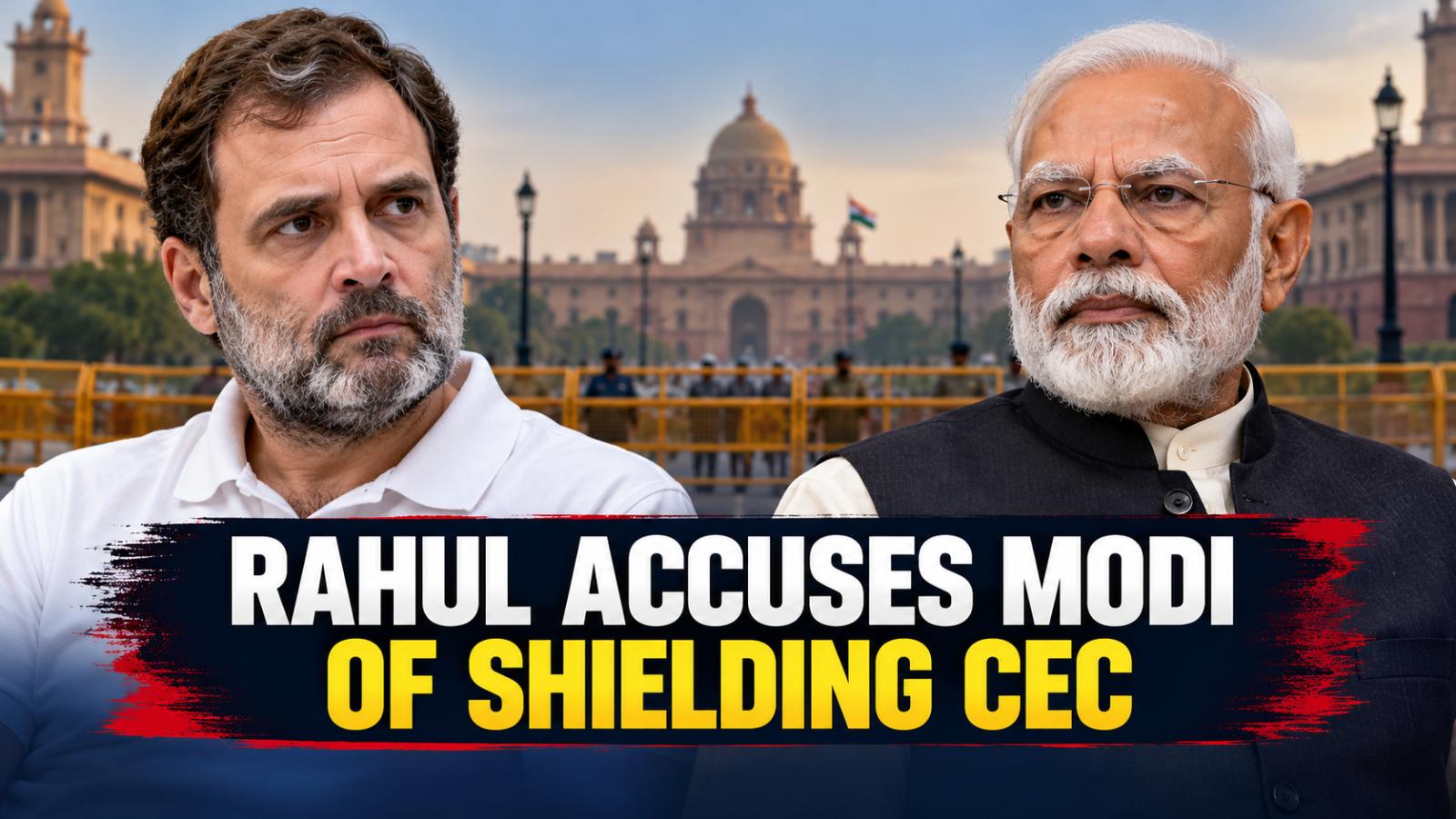 Rahul Gandhi Accuses Modi of Shielding CEC Ahead of Delhi March