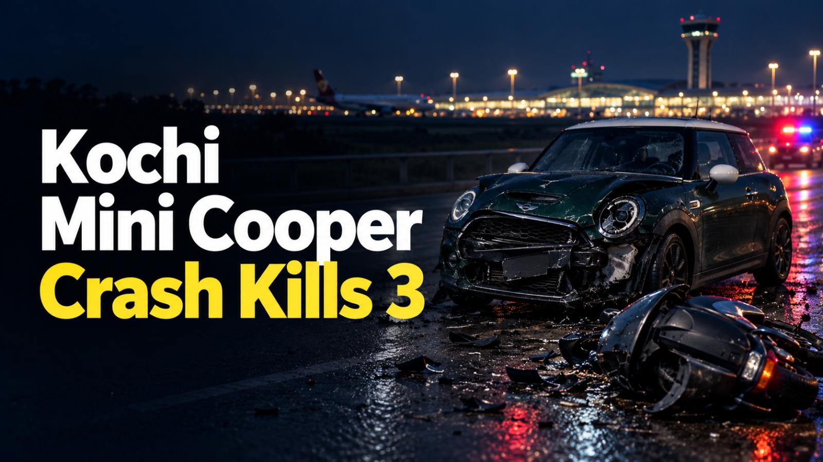 Kochi Mini Cooper Crash Kills 3; Teen’s Dad Remark Reported